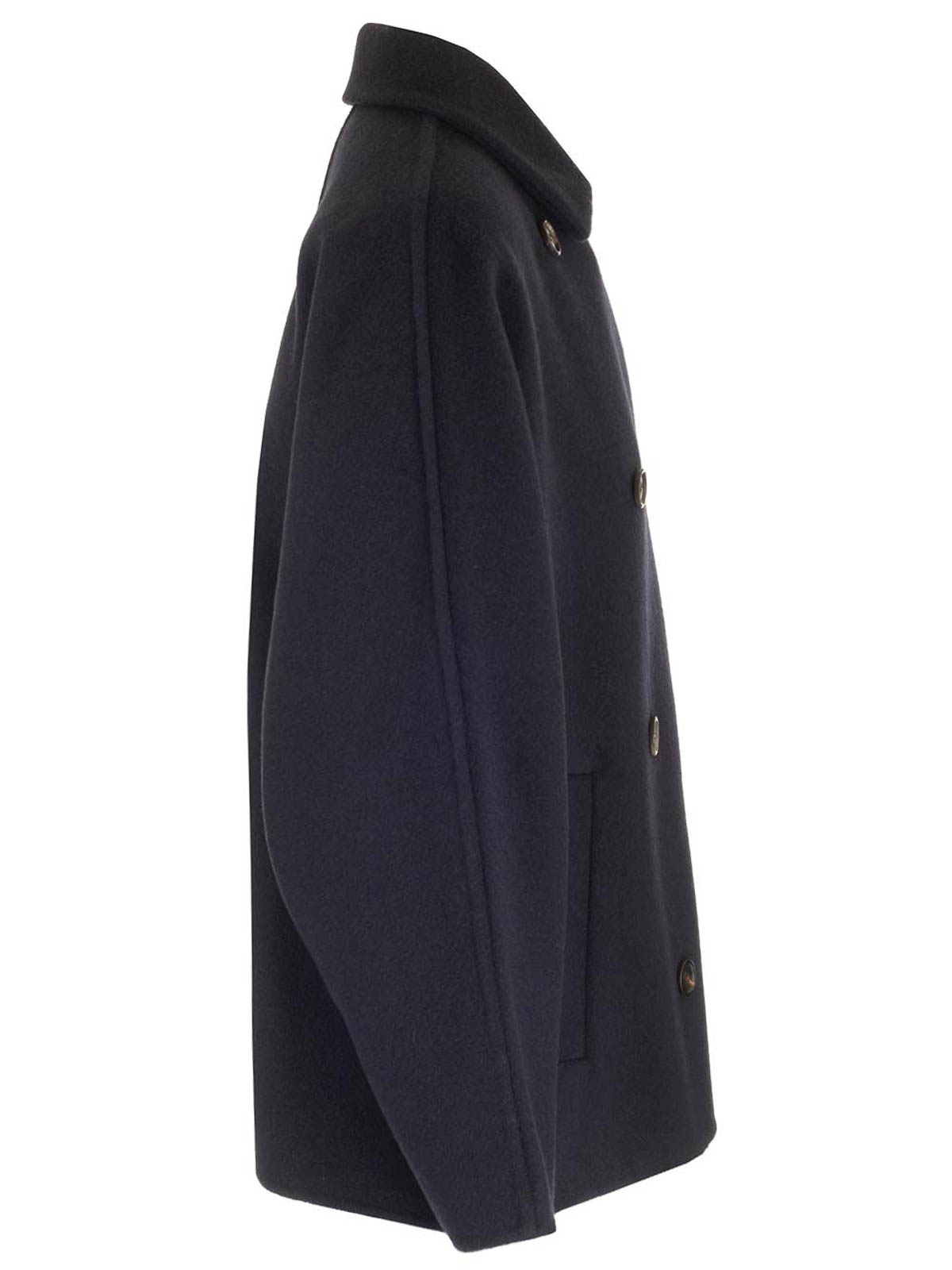 Brunello Cucinelli Abrigo Corto - Azul