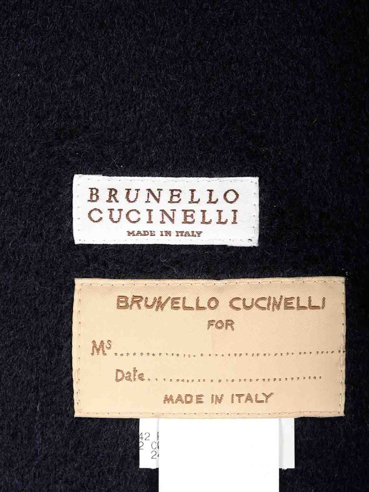 Brunello Cucinelli Abrigo Corto - Azul