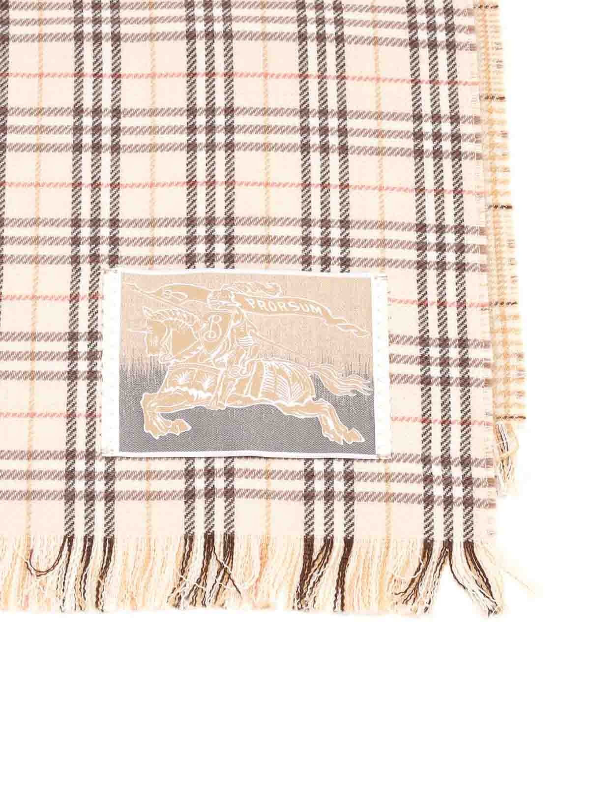 Burberry Check Wool Scarf