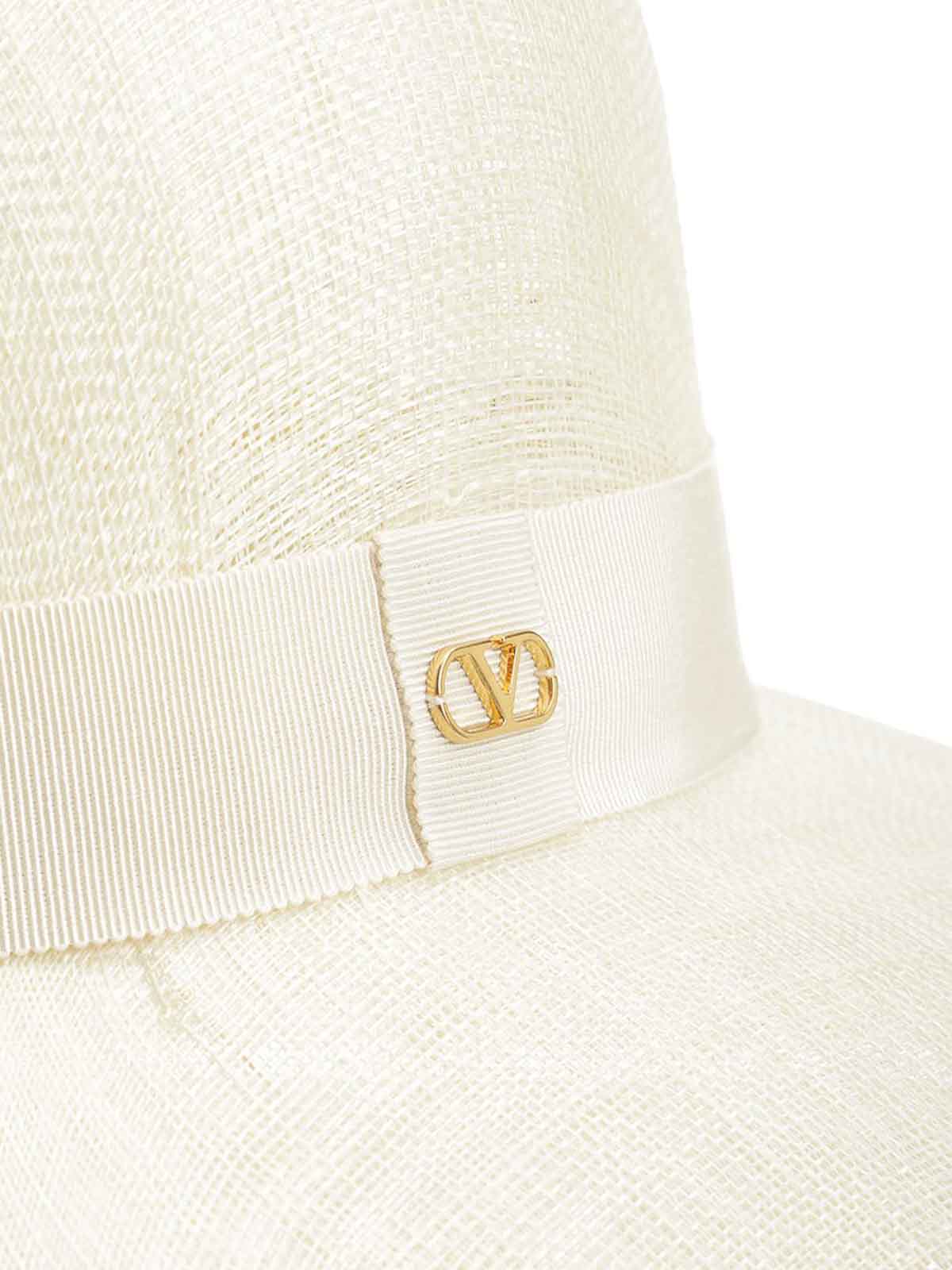 Valentino ホワイト ベレー帽 Valentino Garavani Wide Brimmed Hat - White|6W0HE00EHWPDQV
