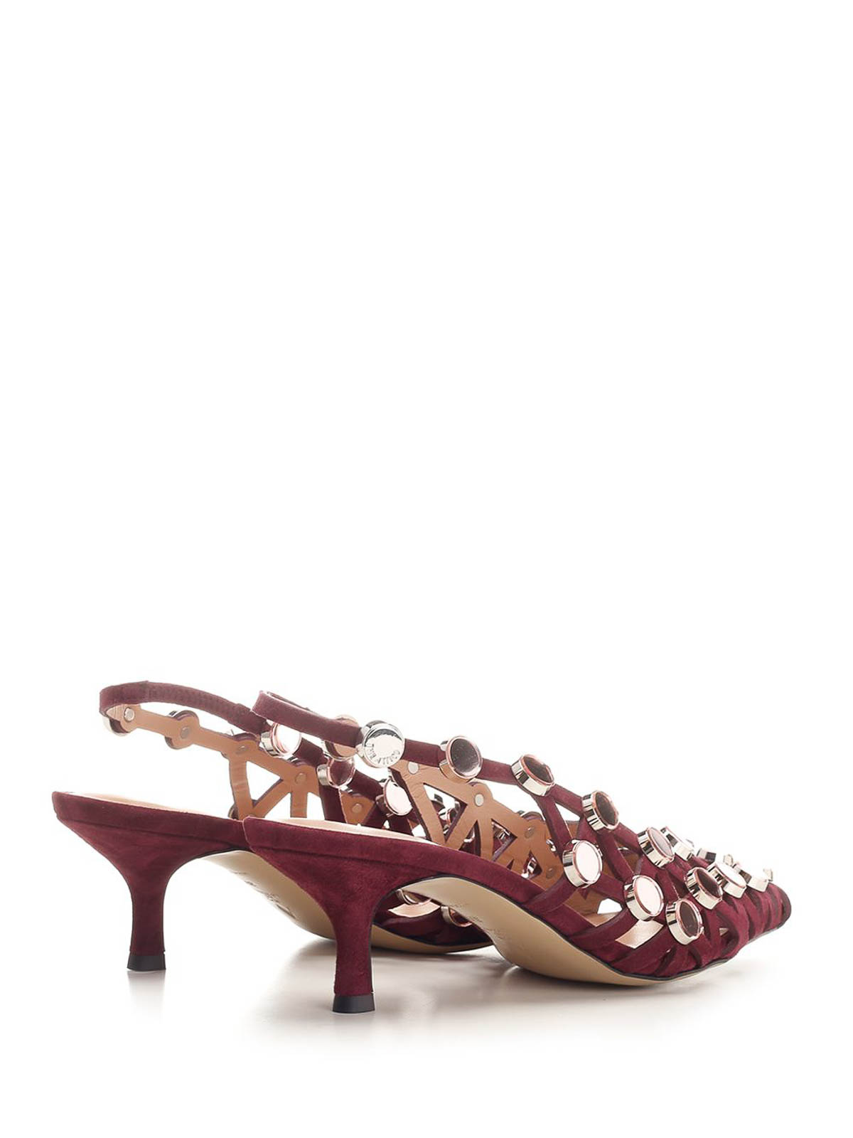 Attico Zapatos De Salón - Rojo Oscuro