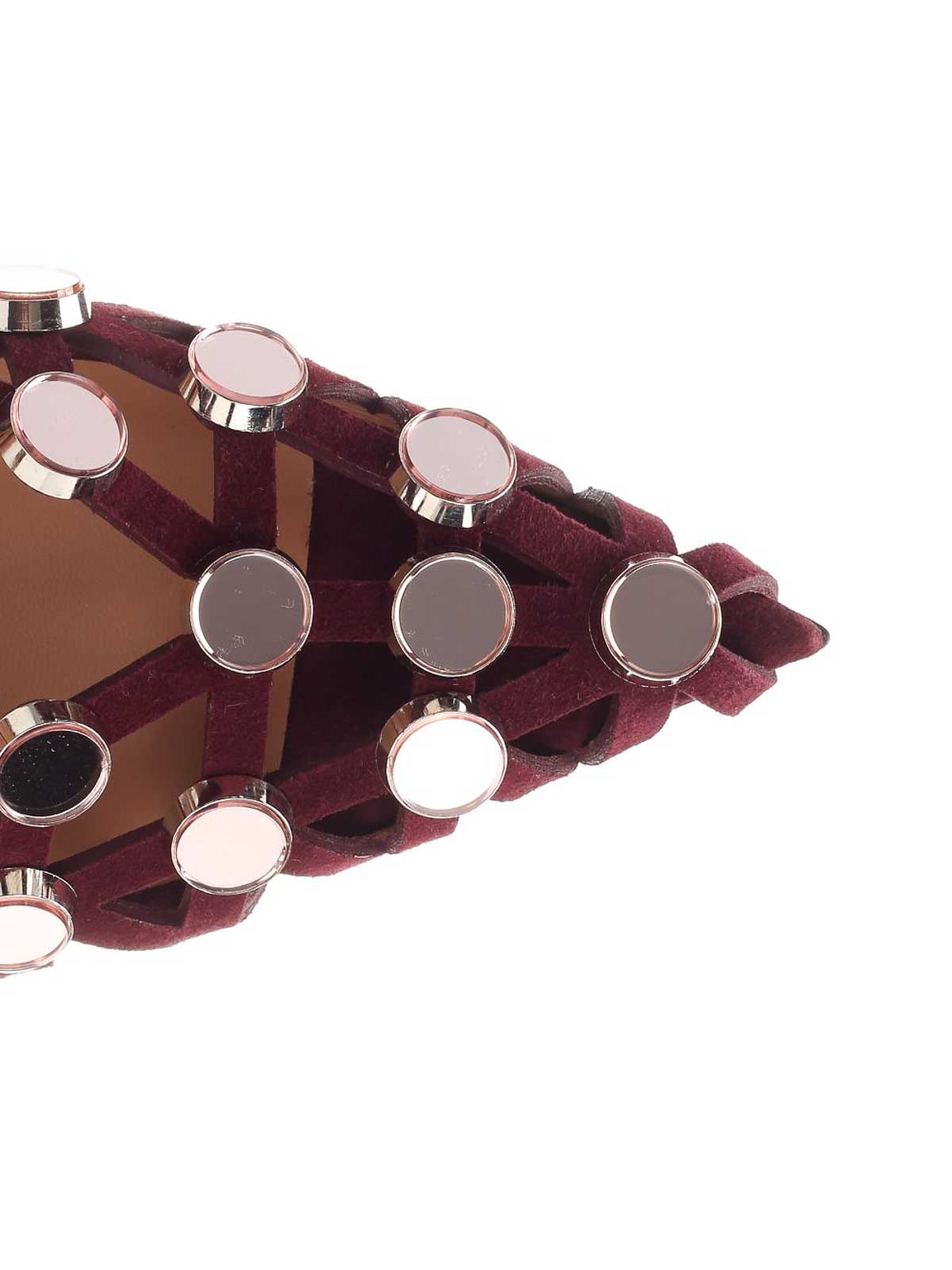 Attico Zapatos De Salón - Rojo Oscuro