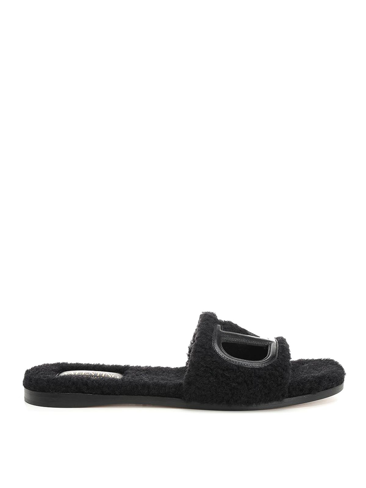 Valentino Sandalias - Negro
