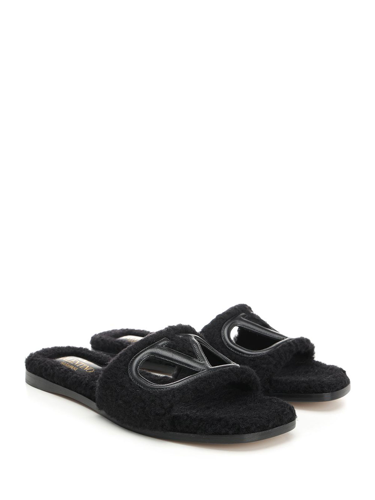 Valentino Sandalias - Negro