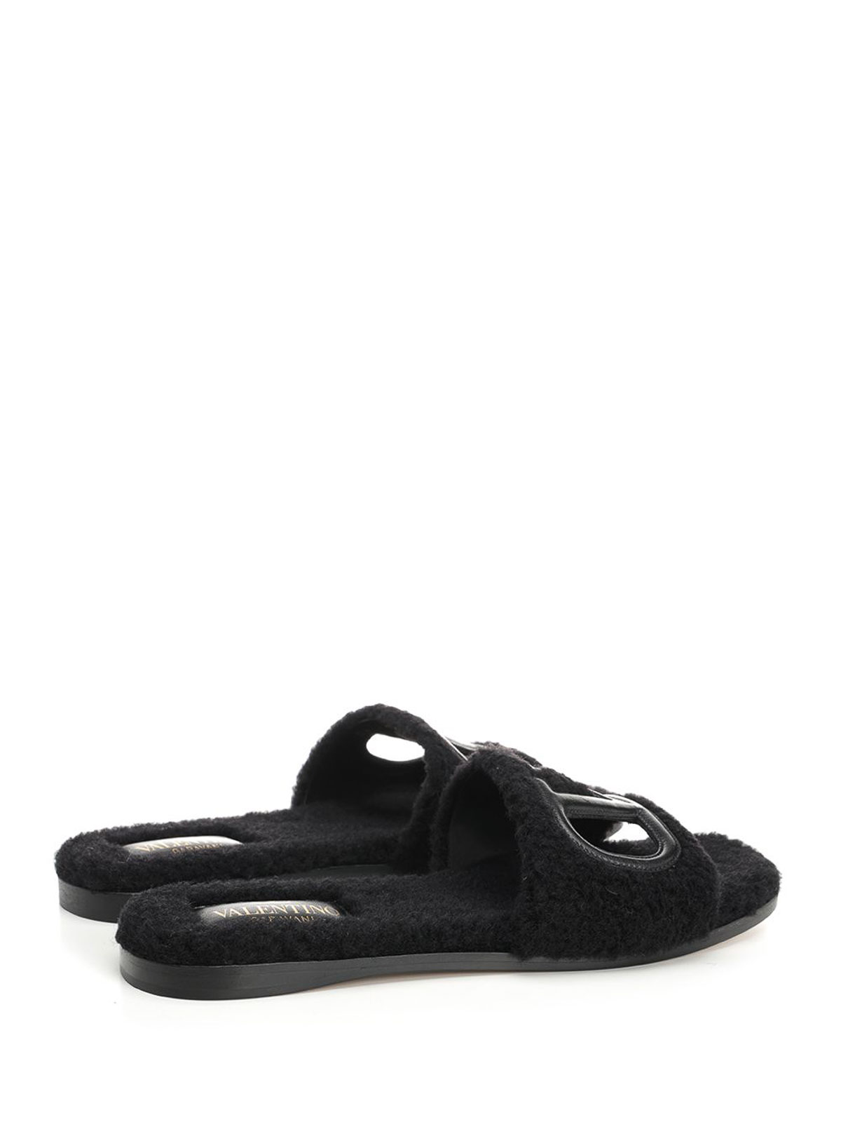 Valentino Sandalias - Negro