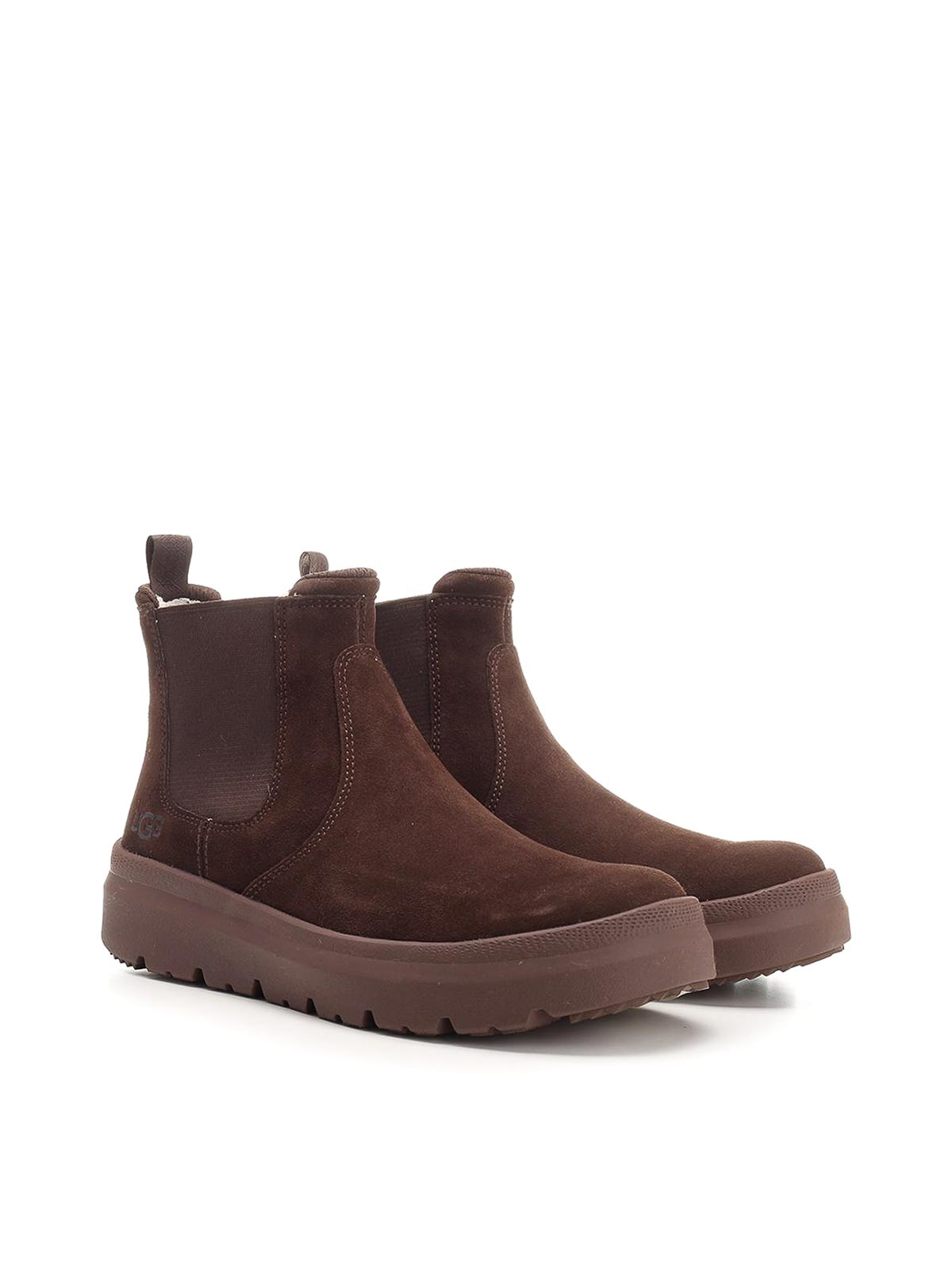 Ugg Chelsea Burleigh Boot Boots Brown In Brown