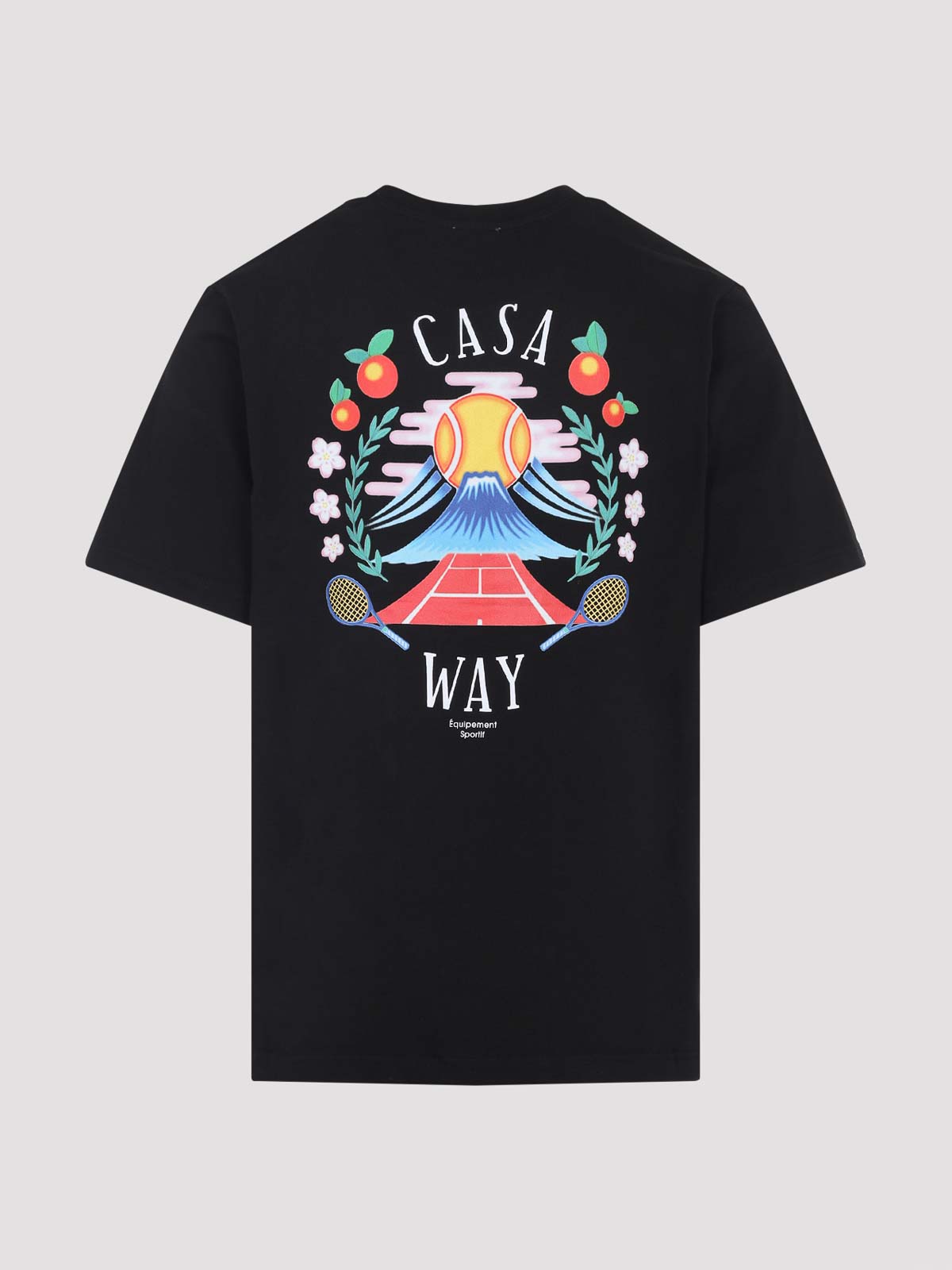 Casablanca Casa Way Mountain Tshirt In Black