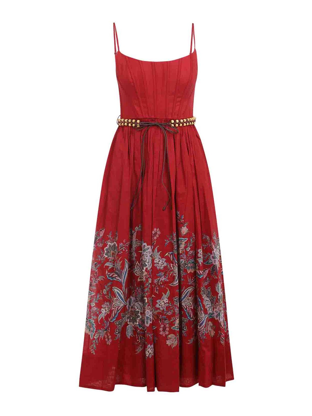 Zimmermann Vestido Midi - Multicolor