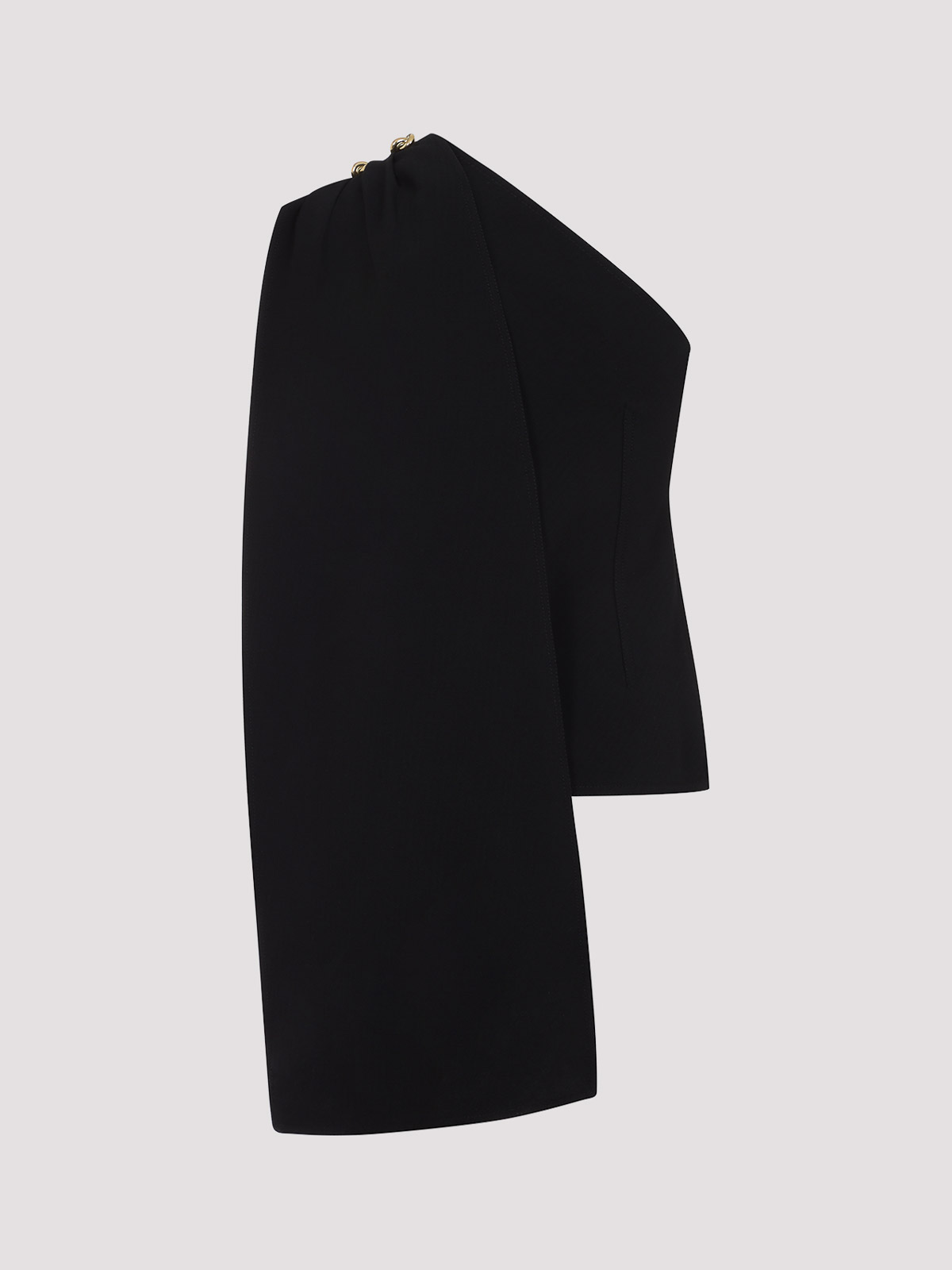 Bottega Veneta One-shoulder Drape Top In Black