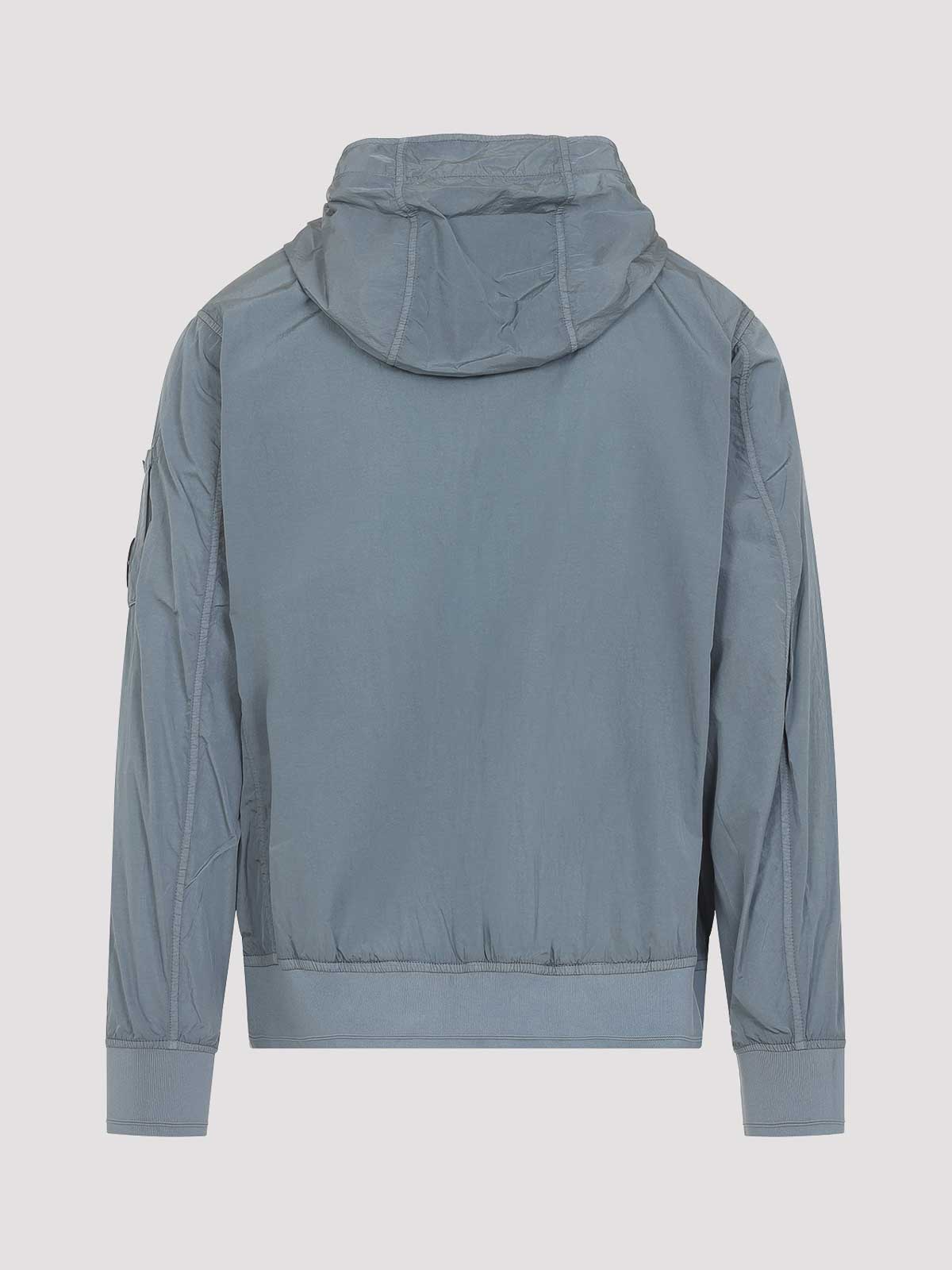 C.p. Company Chrome-r Lens Hooded Jacket In Blue