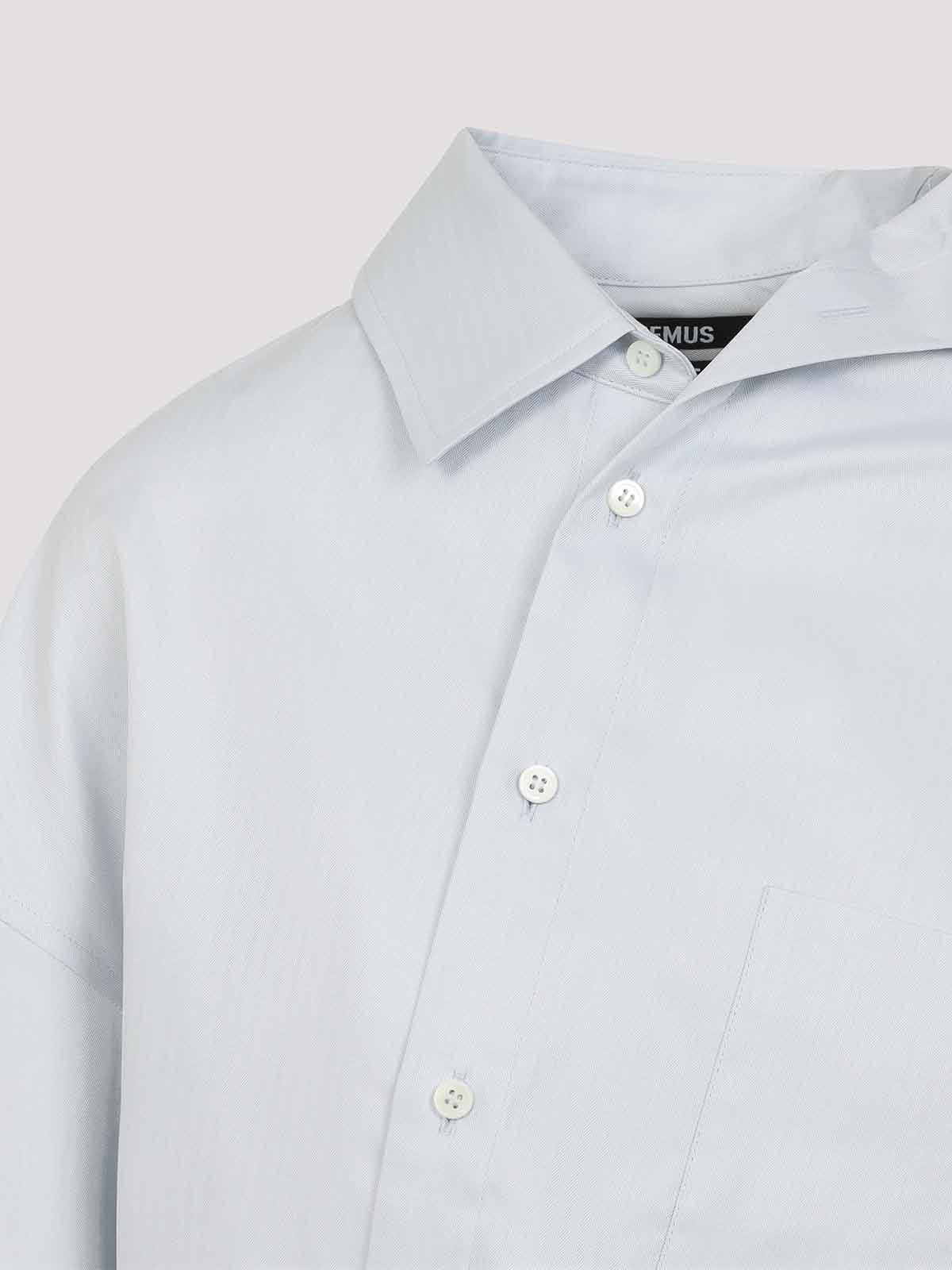 Tシャツ・カットソー JACQUEMUS SS25 CAMICIA (213SH1031000 990) Jacquemus T-shirt for Men SS25 | GIGLIO.COM