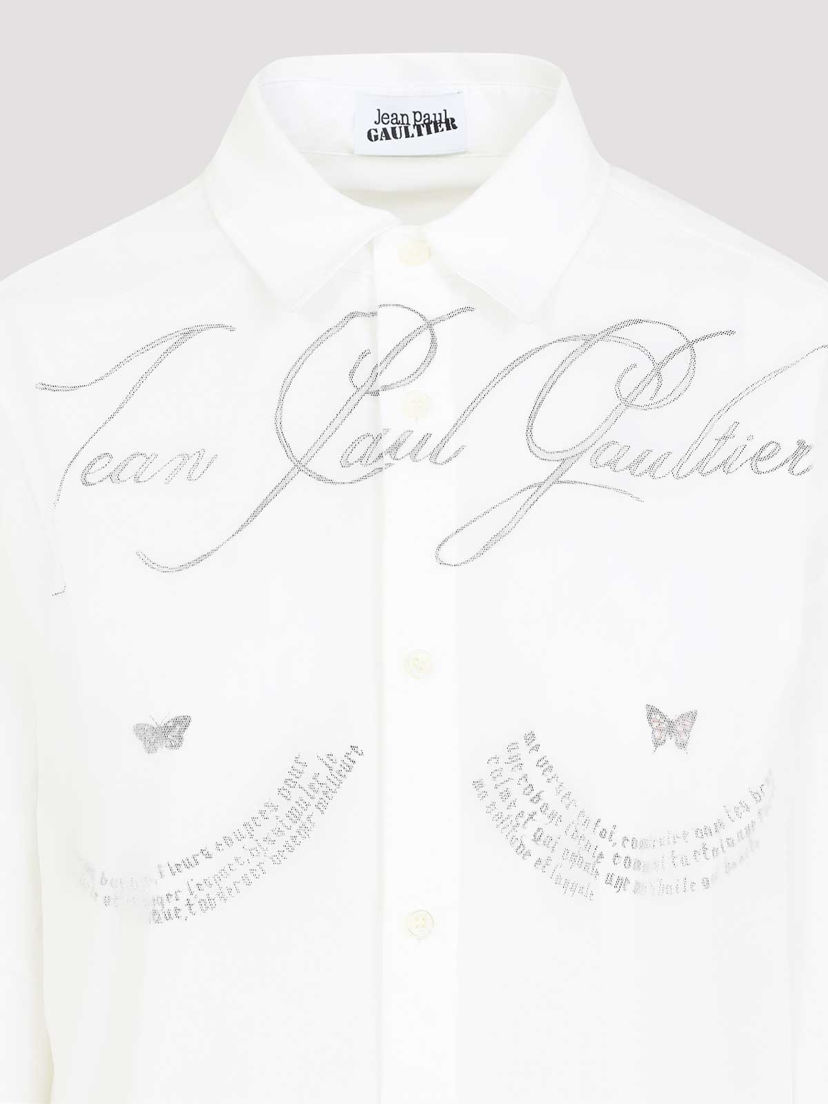 Jean Paul Gaultier Camisa - Negro In White