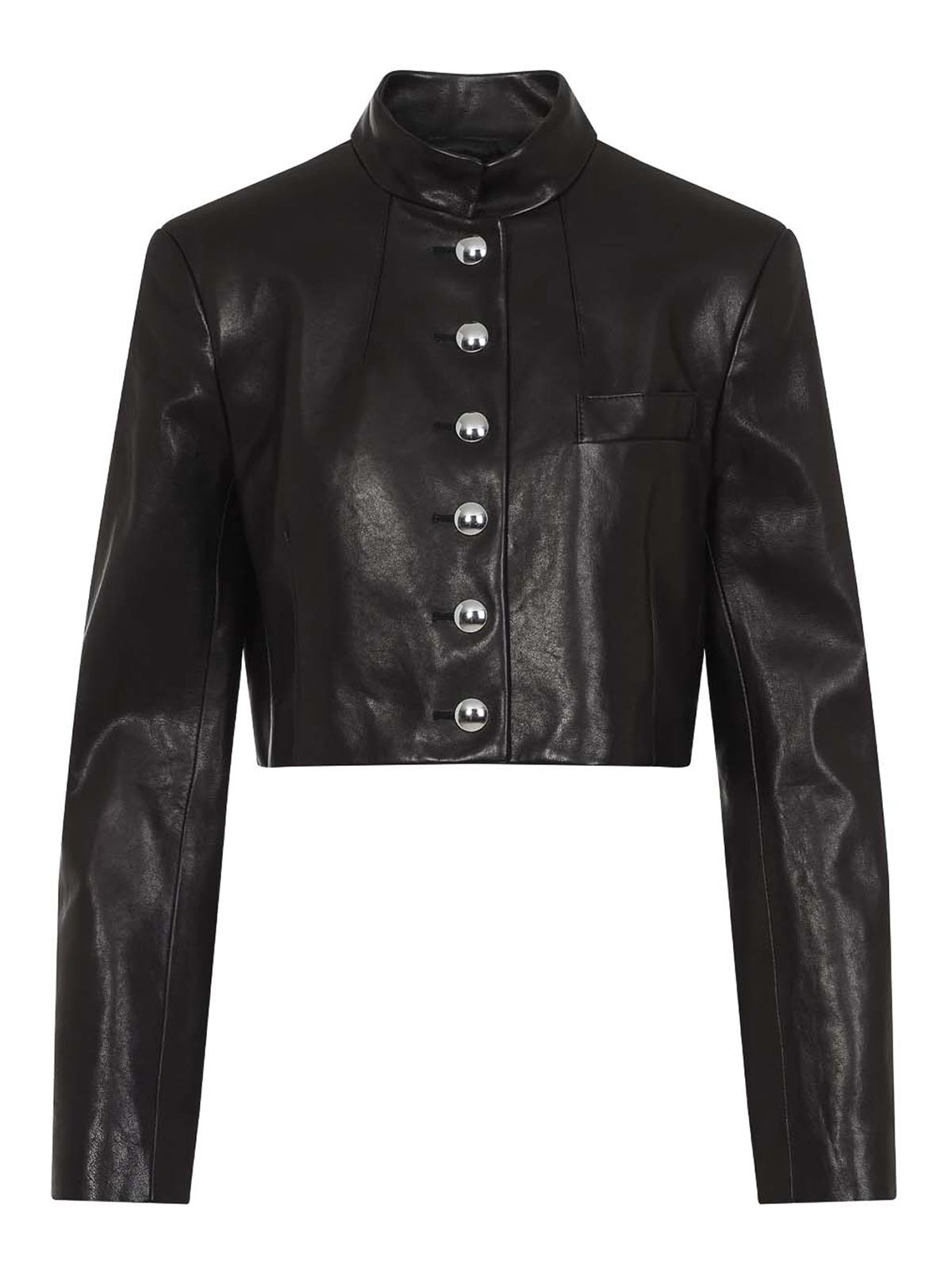 Khaite Samuelson Cropped Jacket In Black