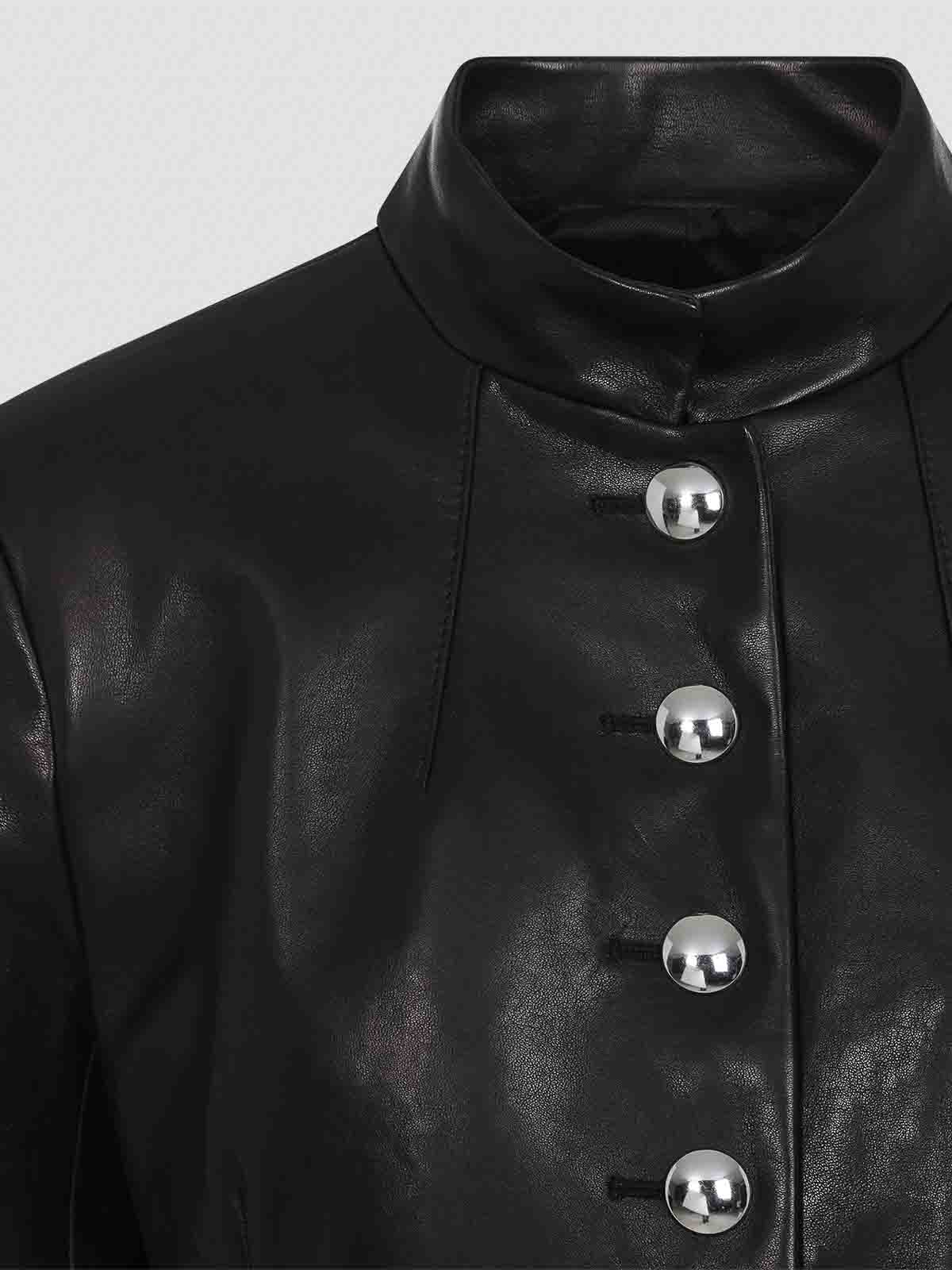 Khaite Samuelson Cropped Jacket In Black