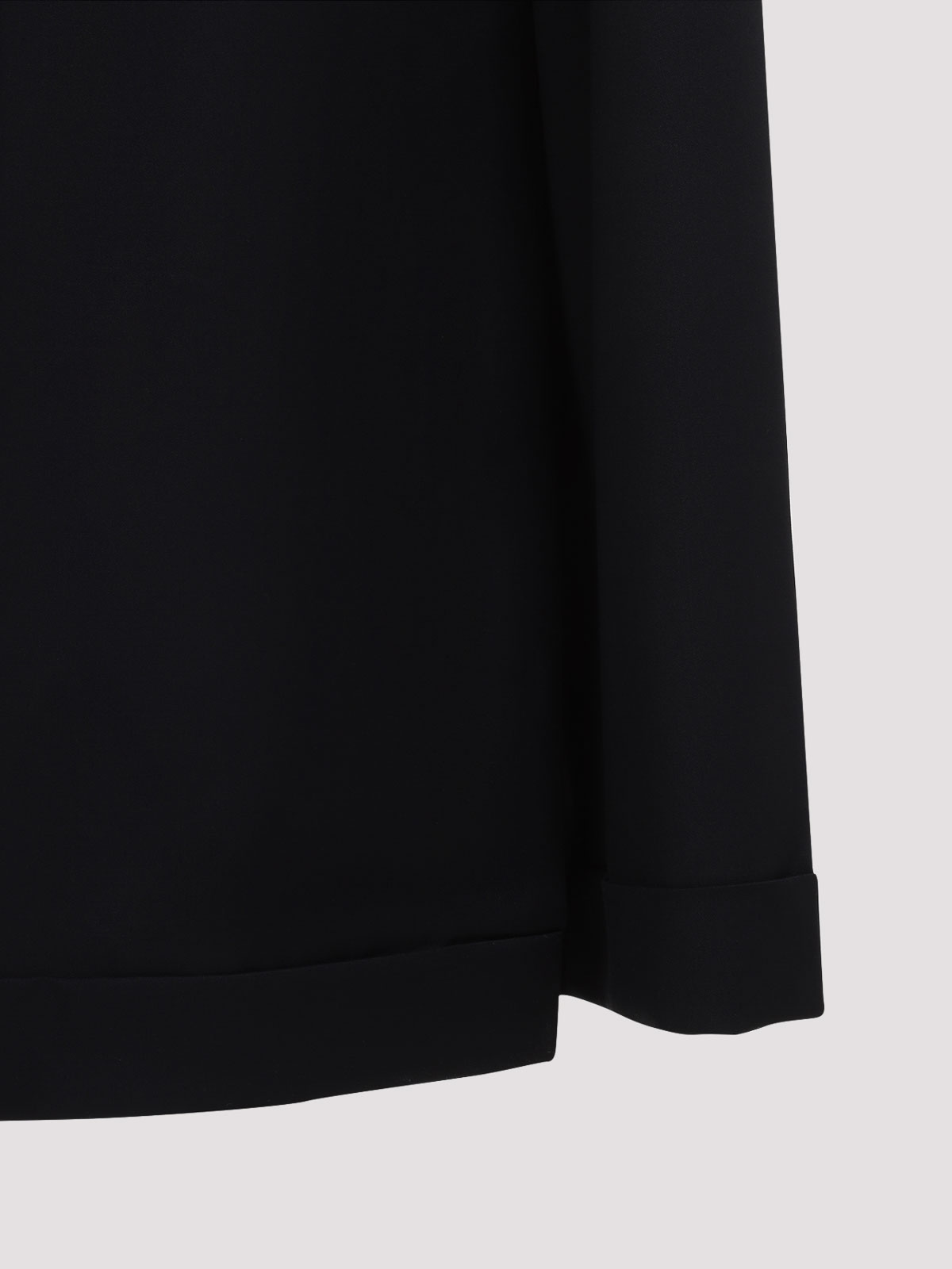 Moschino High-waisted Black Maxi Skirt With Pleated Design In Black
