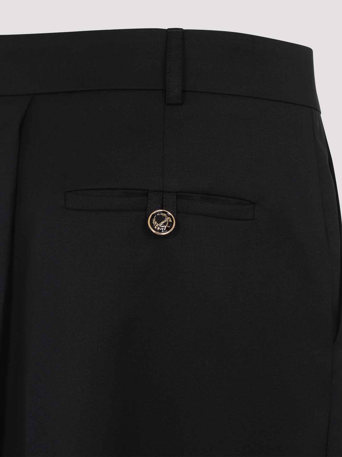 Moschino High-waisted Black Maxi Skirt With Pleated Design In Black