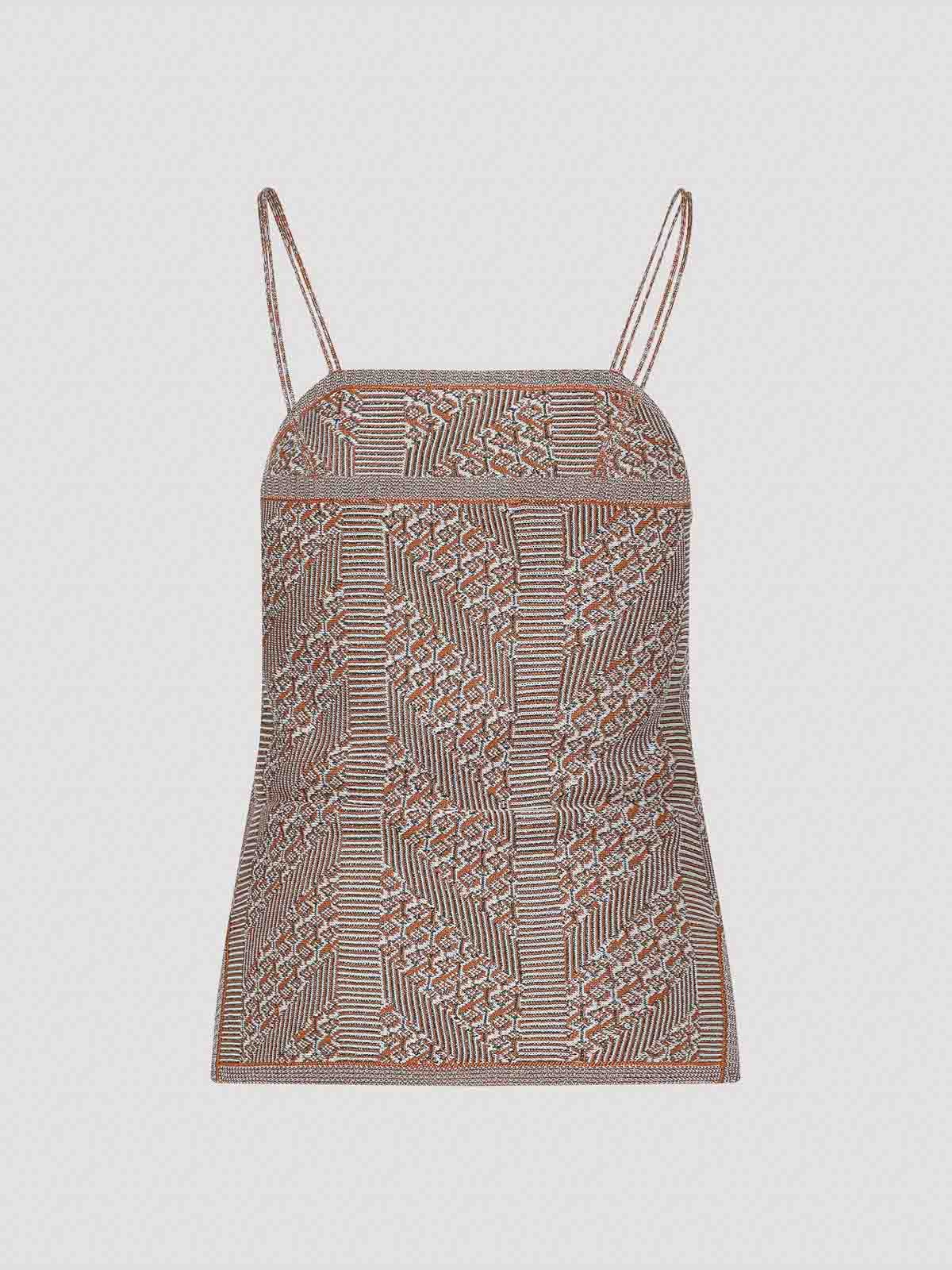 Valentino Tops Multicolour In Gray