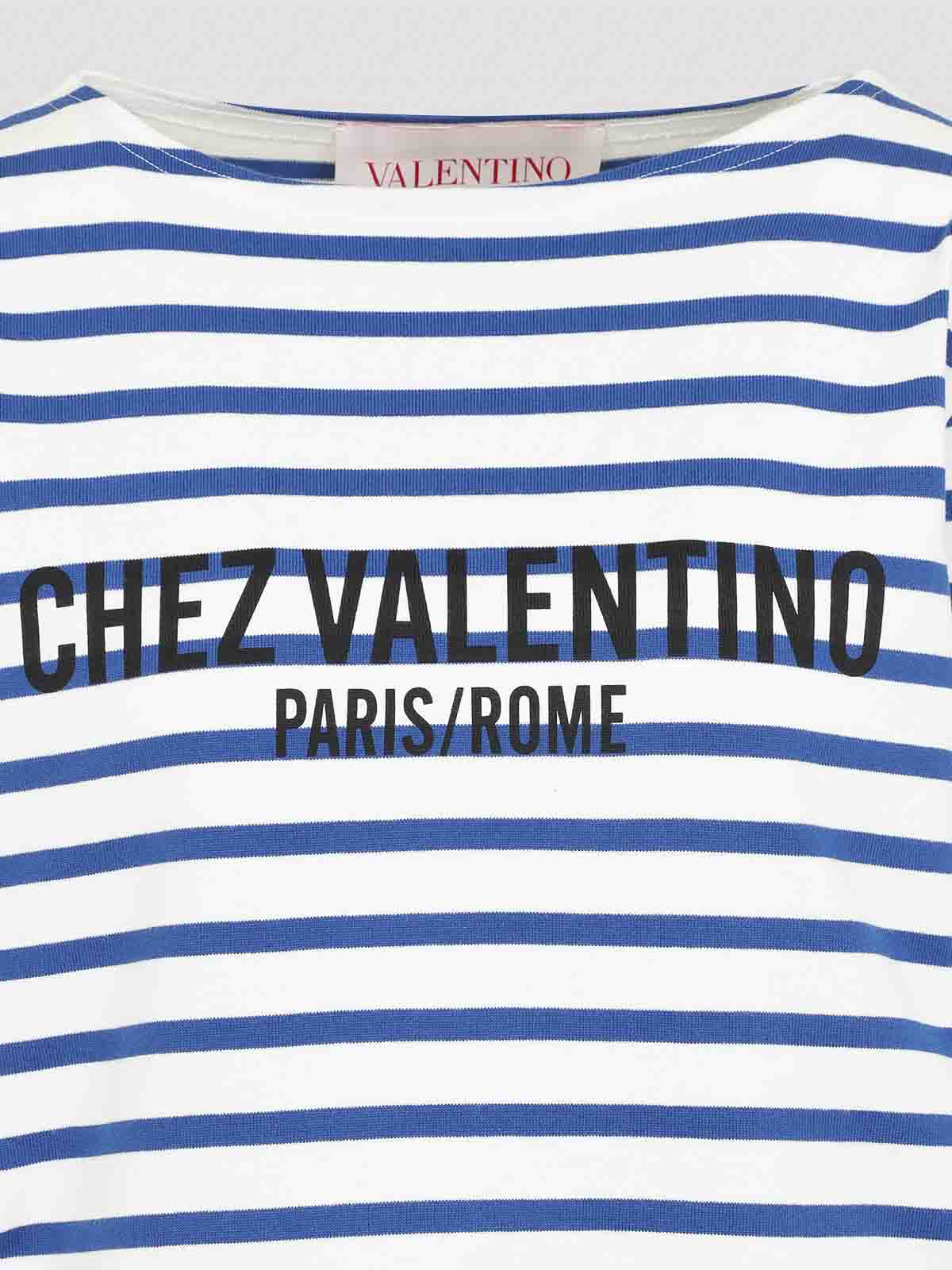 Tシャツ・カットソー VALENTINO Woman T-Shirt Ivory 6B3MG24C962 CR1 Valentino T-Shirt - Cream - Women | 6B3MG24C962CR1 | thebs.com