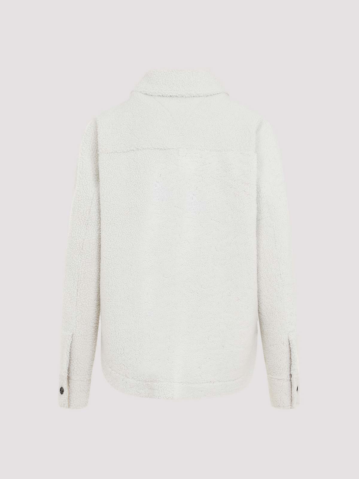 Bottega Veneta Shearling Jacket Women In Gray
