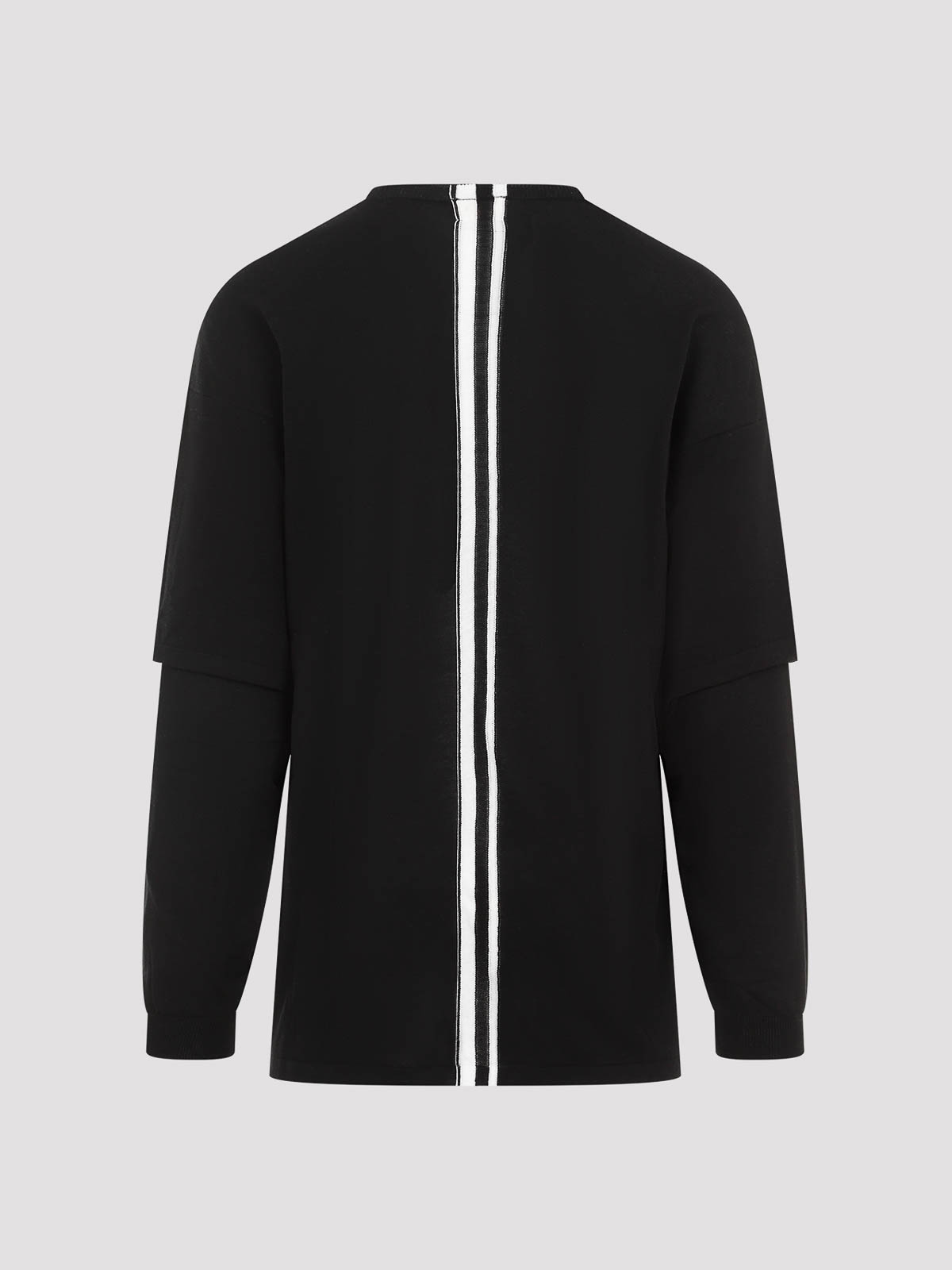 Mordecai Double Layer Sweater Fresco In Black