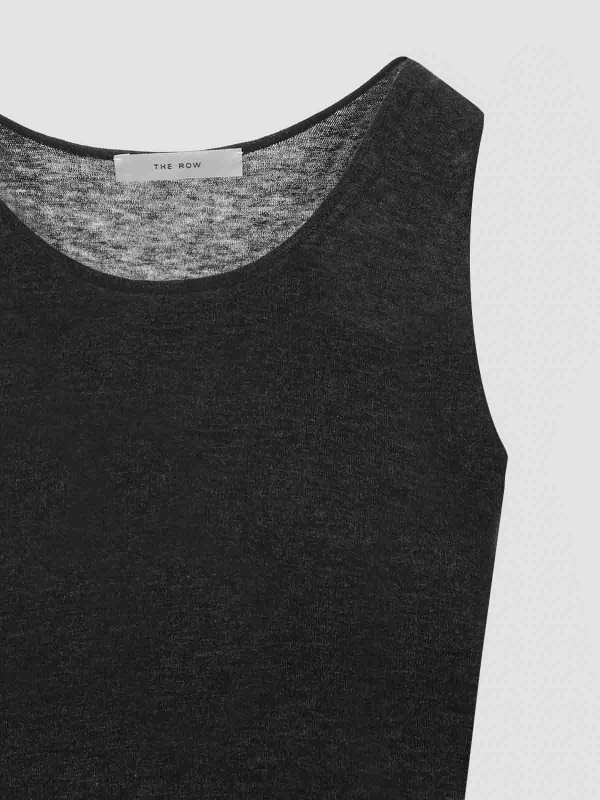The Row Vestido Midi - Gris In Black