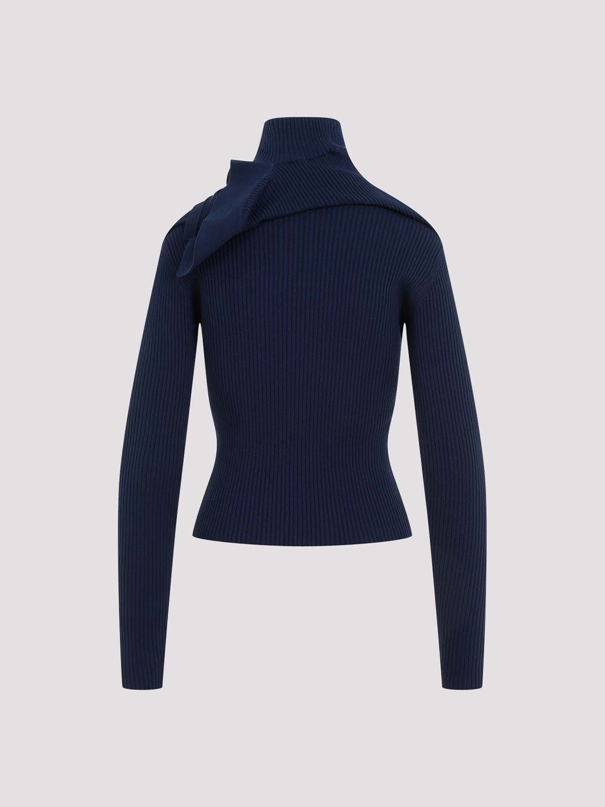 Y/project Suéter Cuello Redondo - Azul Oscuro In Blue