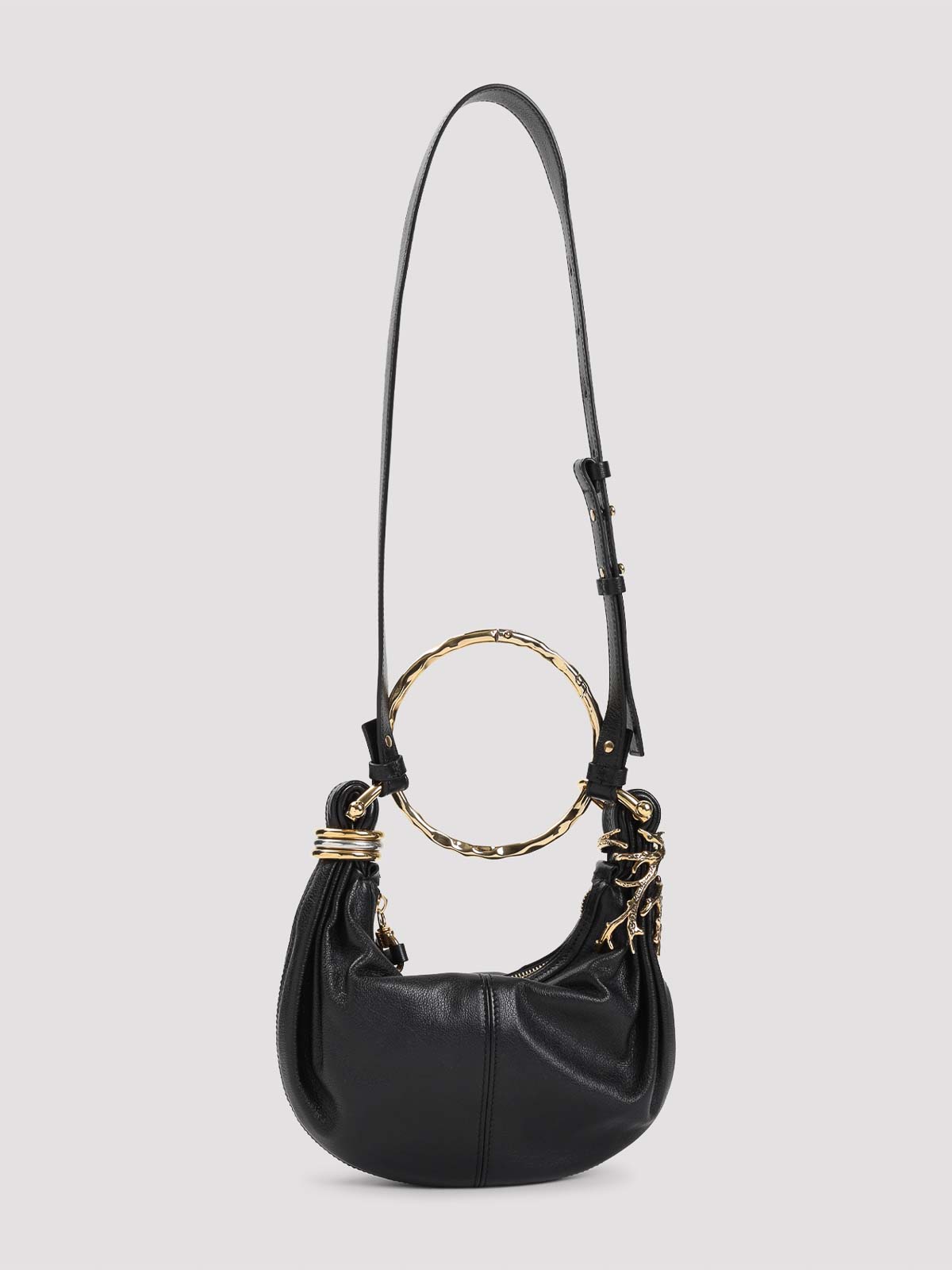 ハンドバッグ CHLOE Woman Handbag Black CH25US623P58 001 Bracelet bag CHLOE' CH25US623P58 001 - Ancote