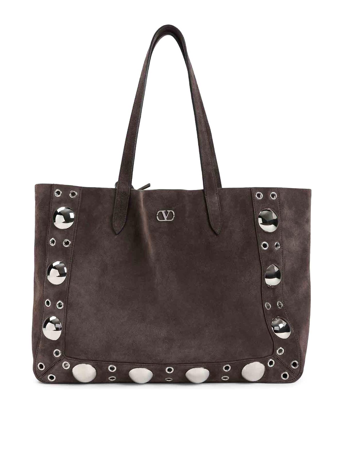 Valentino Garavani Nellcote Tote Bag - Brown | 6W0B0R79JET0TO