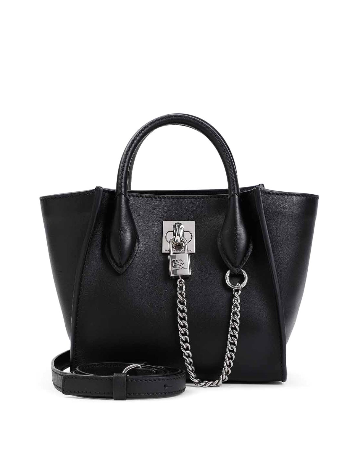 ERMANNO SCERVINO D453S752SYI95708 関税送料込 Ermanno Scervino トートバッグ - 黒 | D453S752SYI95708