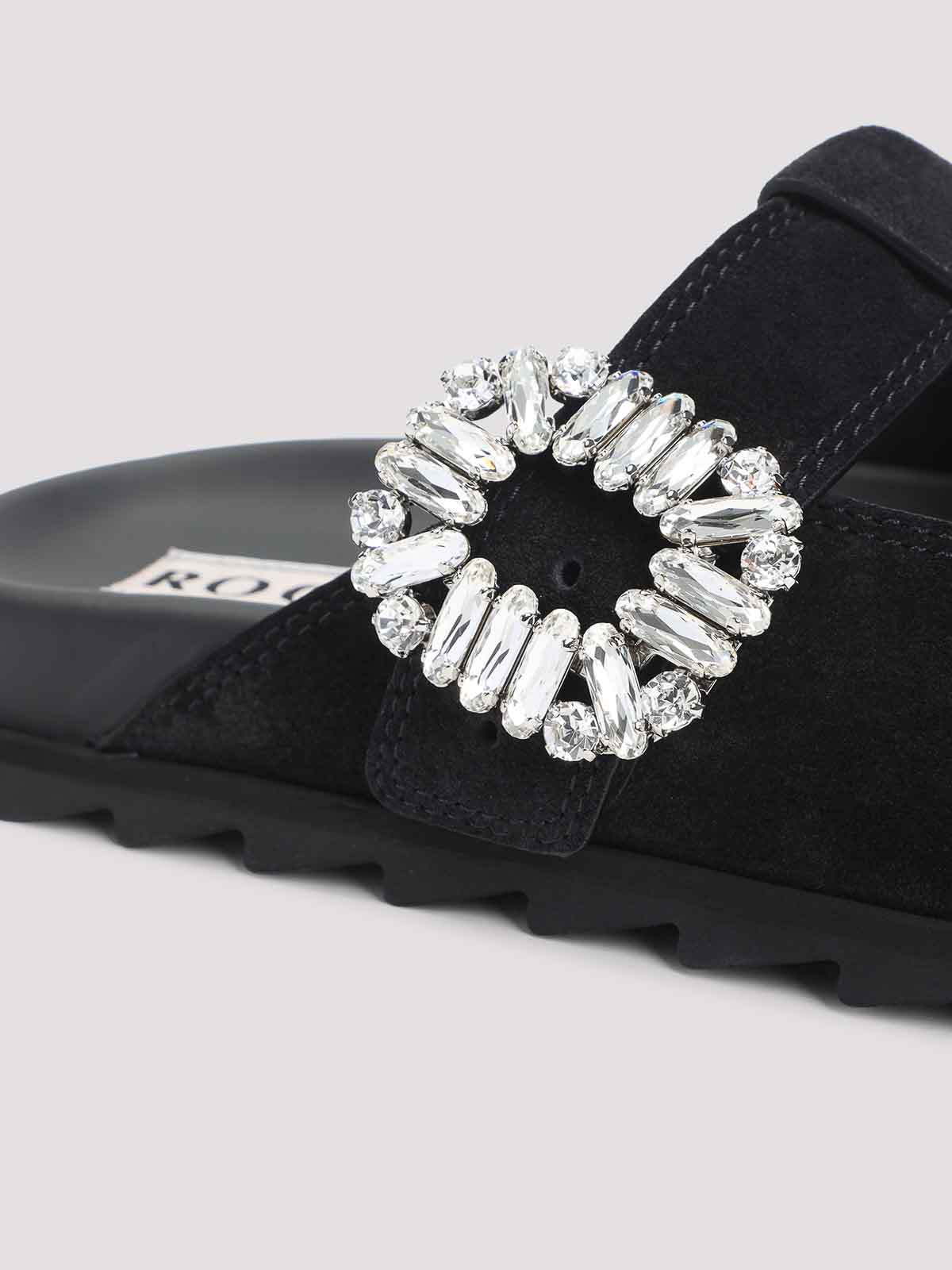Roger Vivier Chinelas - Negro
