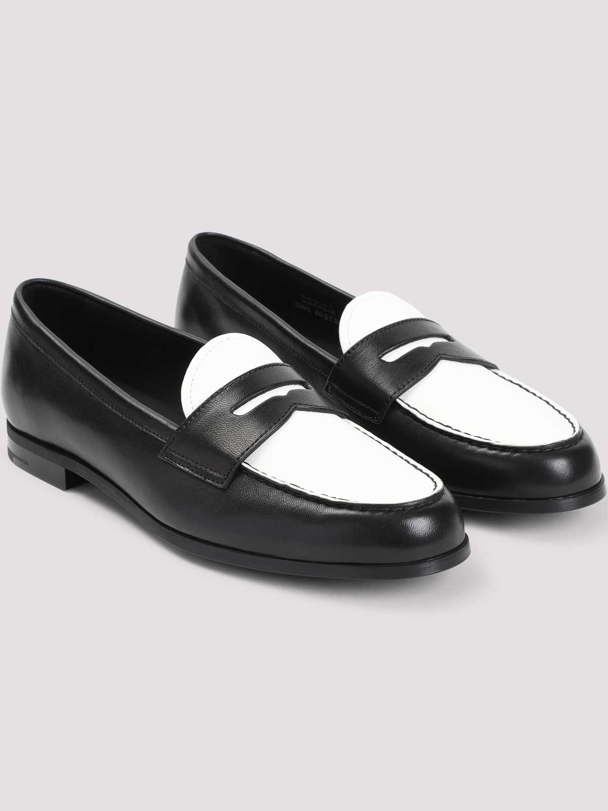 Church's Two-tone Leather Natale Loafers In Black