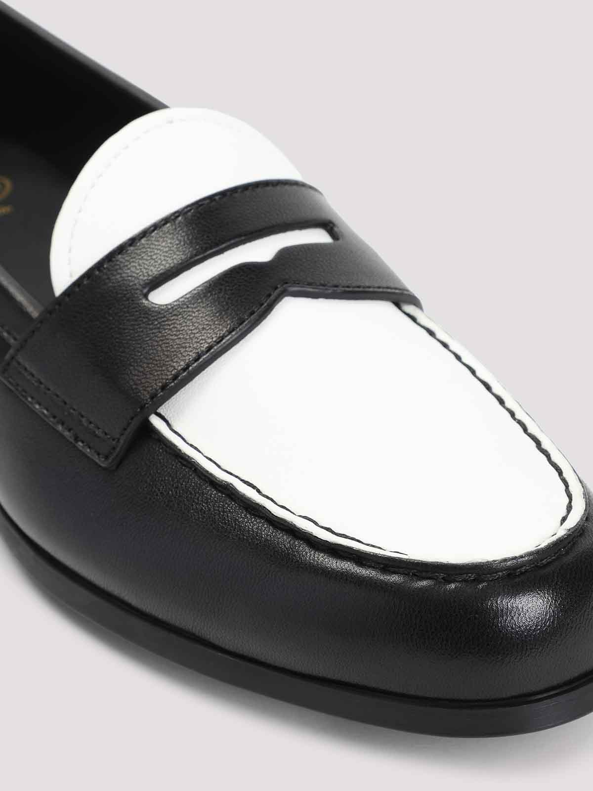 Church's Two-tone Leather Natale Loafers In Black