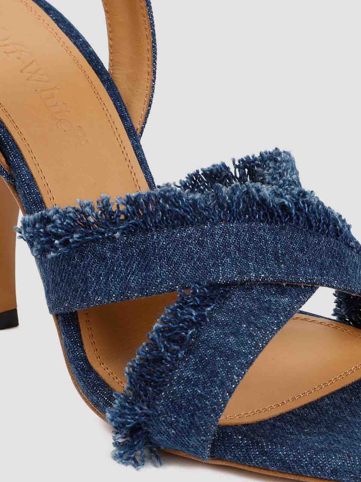 Off-white Sandalias - Azul