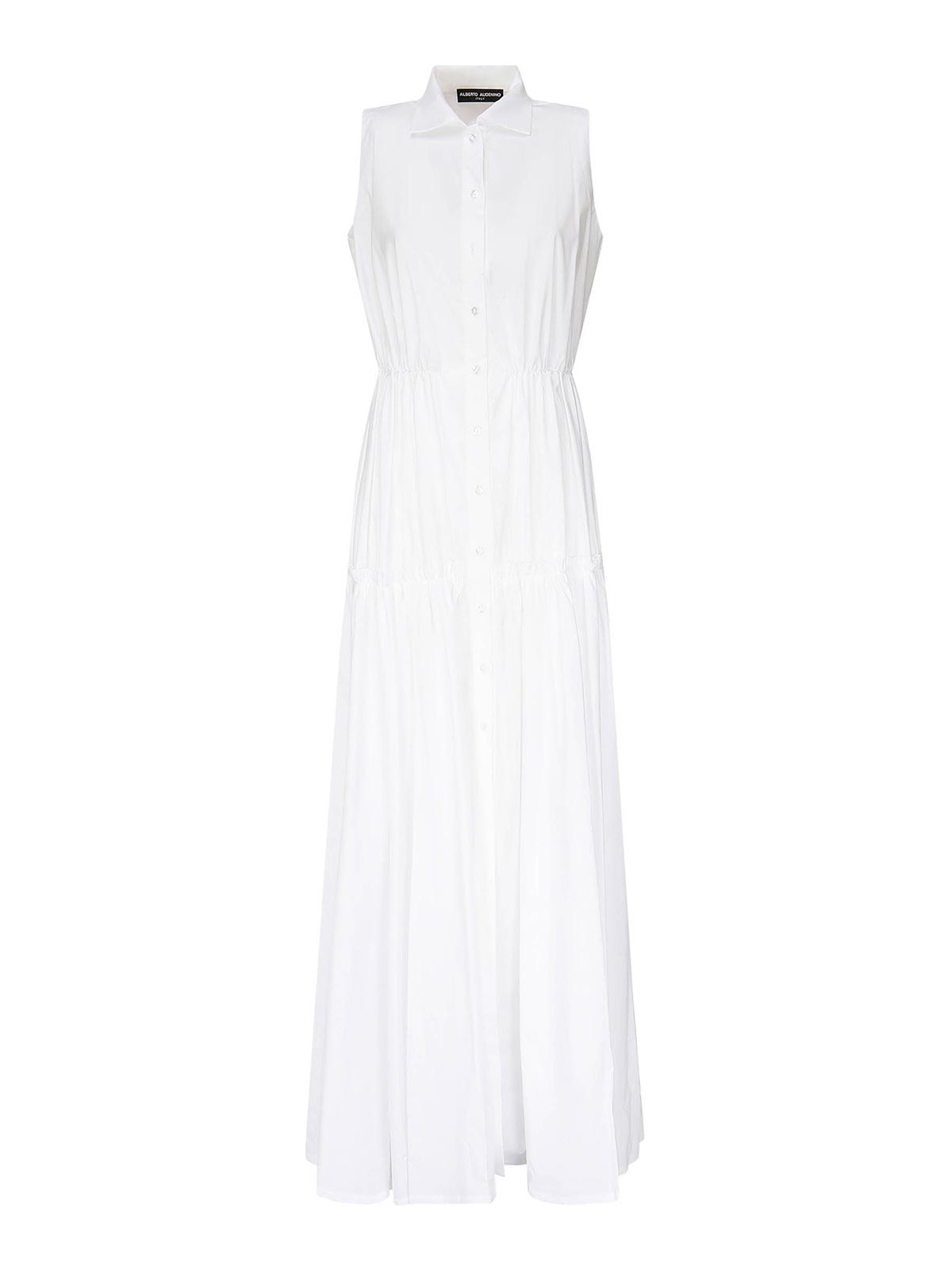 Alberto Audenino Lily Cotton Shirt Dress In White