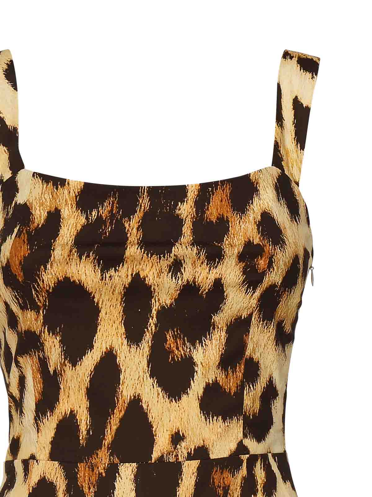 Alberto Audenino Musa Midi Dress In Brown