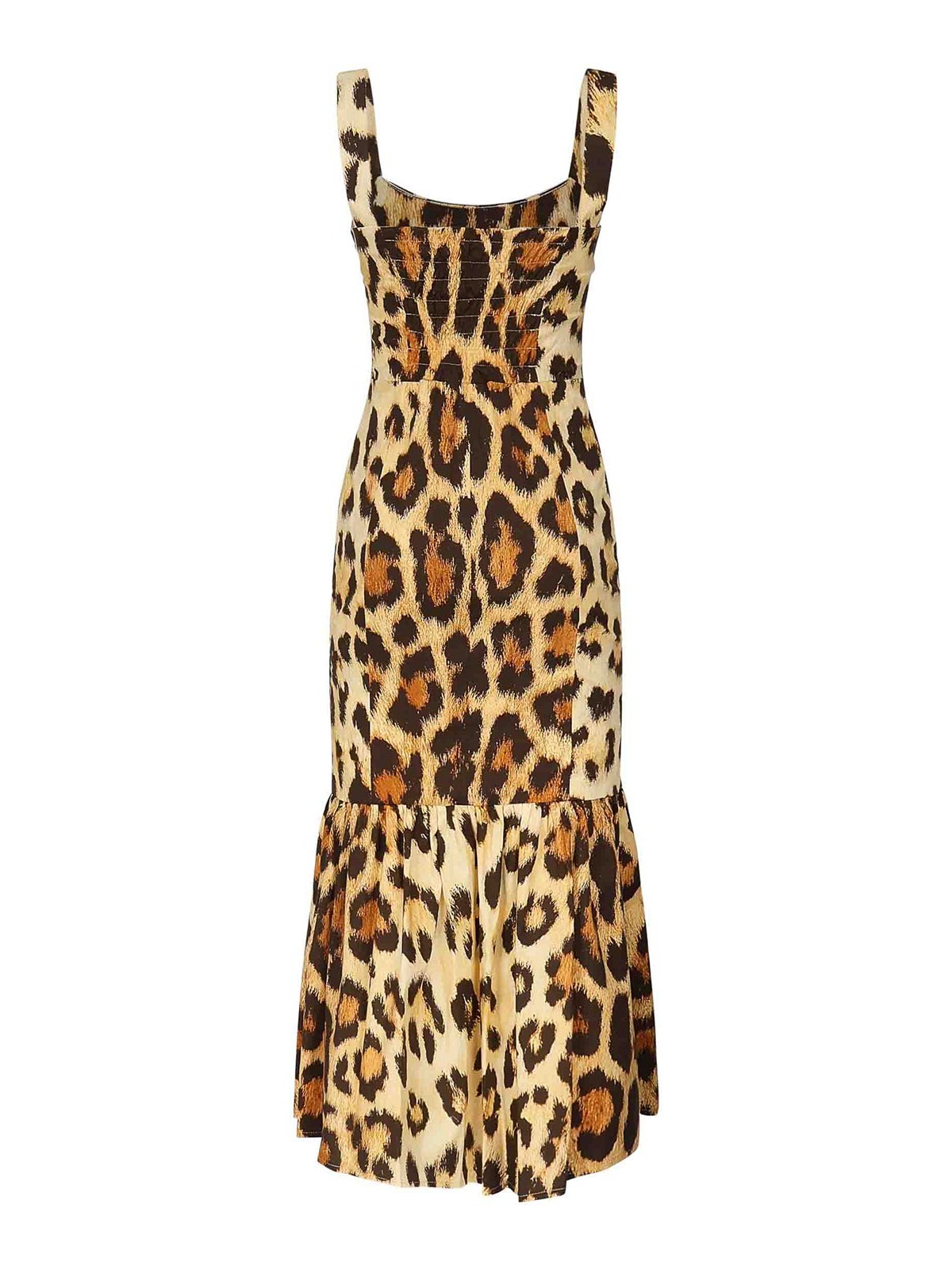 Alberto Audenino Musa Midi Dress In Brown