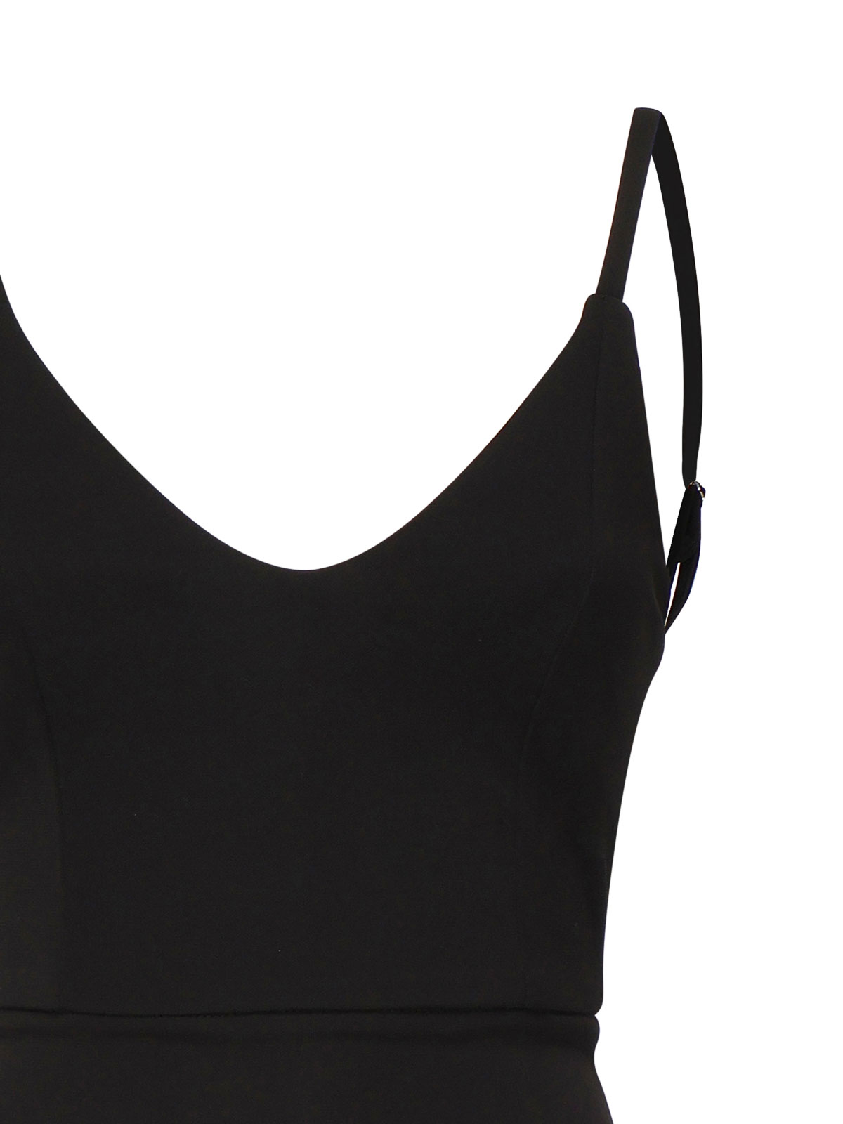 Alberto Audenino Long Dress With Open Back In Black