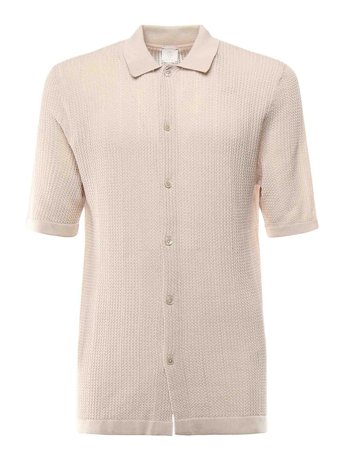 Eleventy Cotton Shirt-shirt In Sand