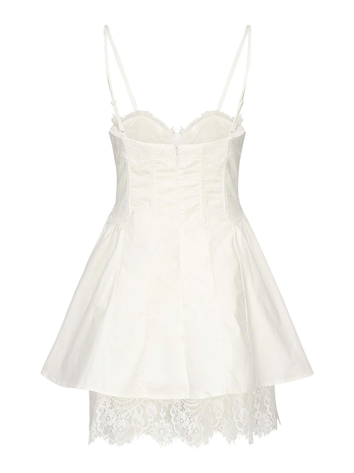 For Love & Lemons Shae Mini Dress In White