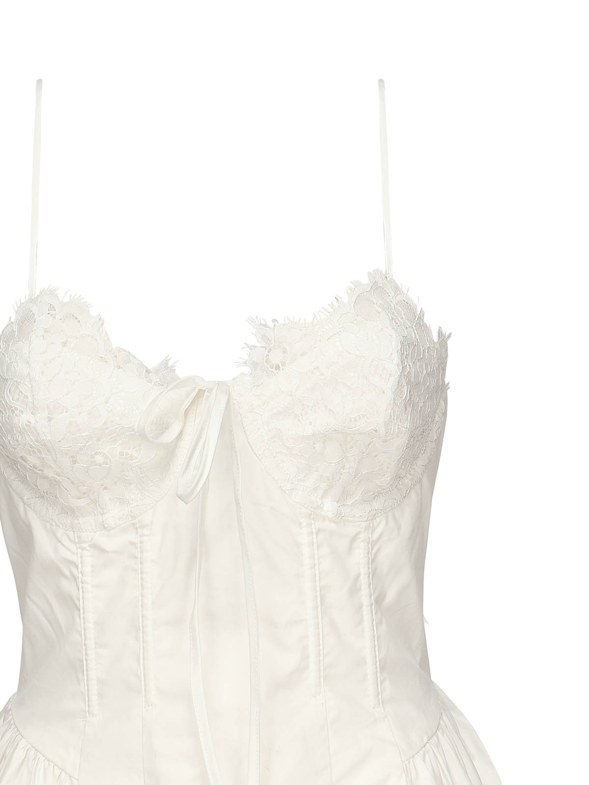 For Love & Lemons Shae Mini Dress In White