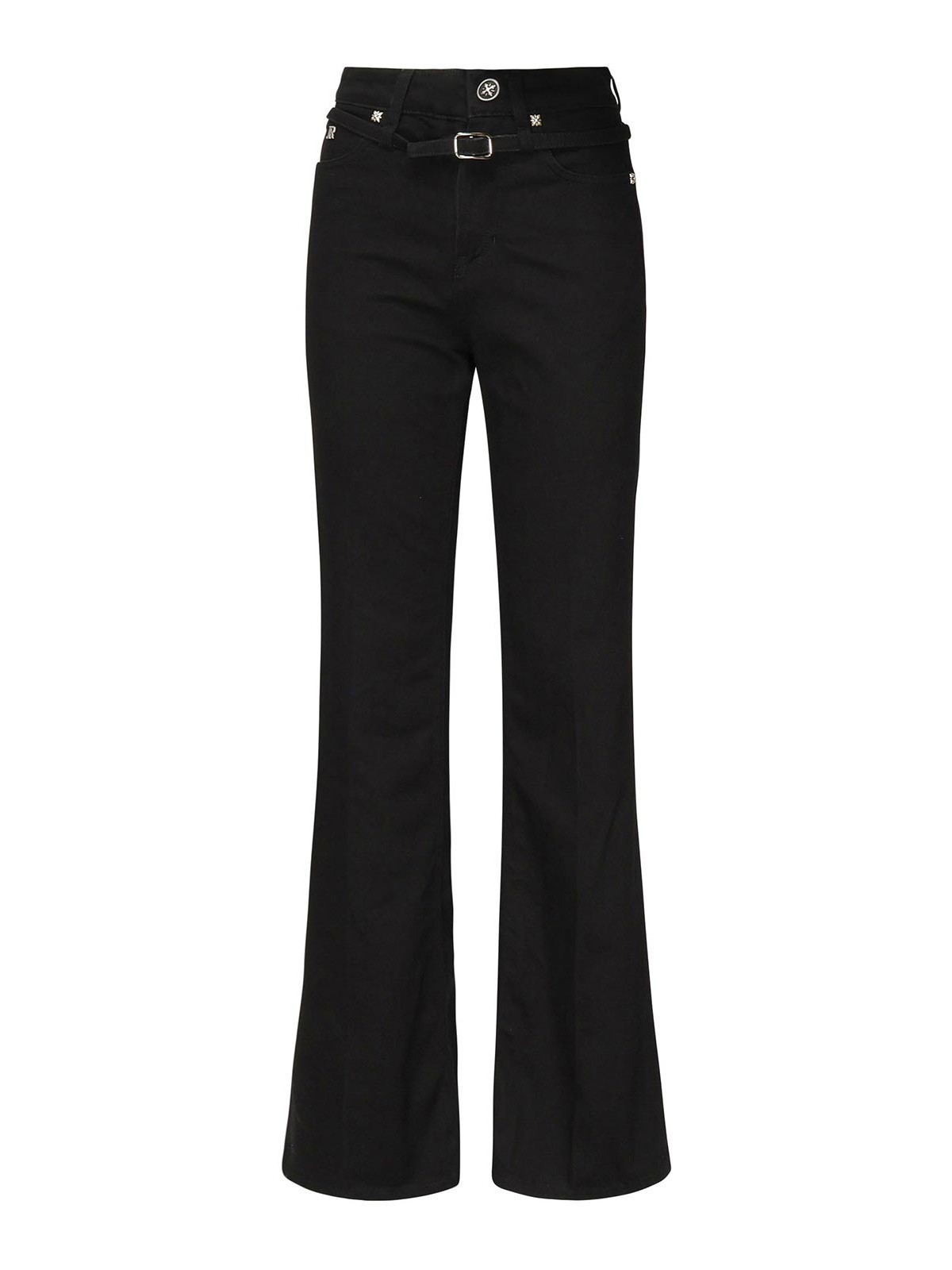John Richmond Denim With Belt In Black