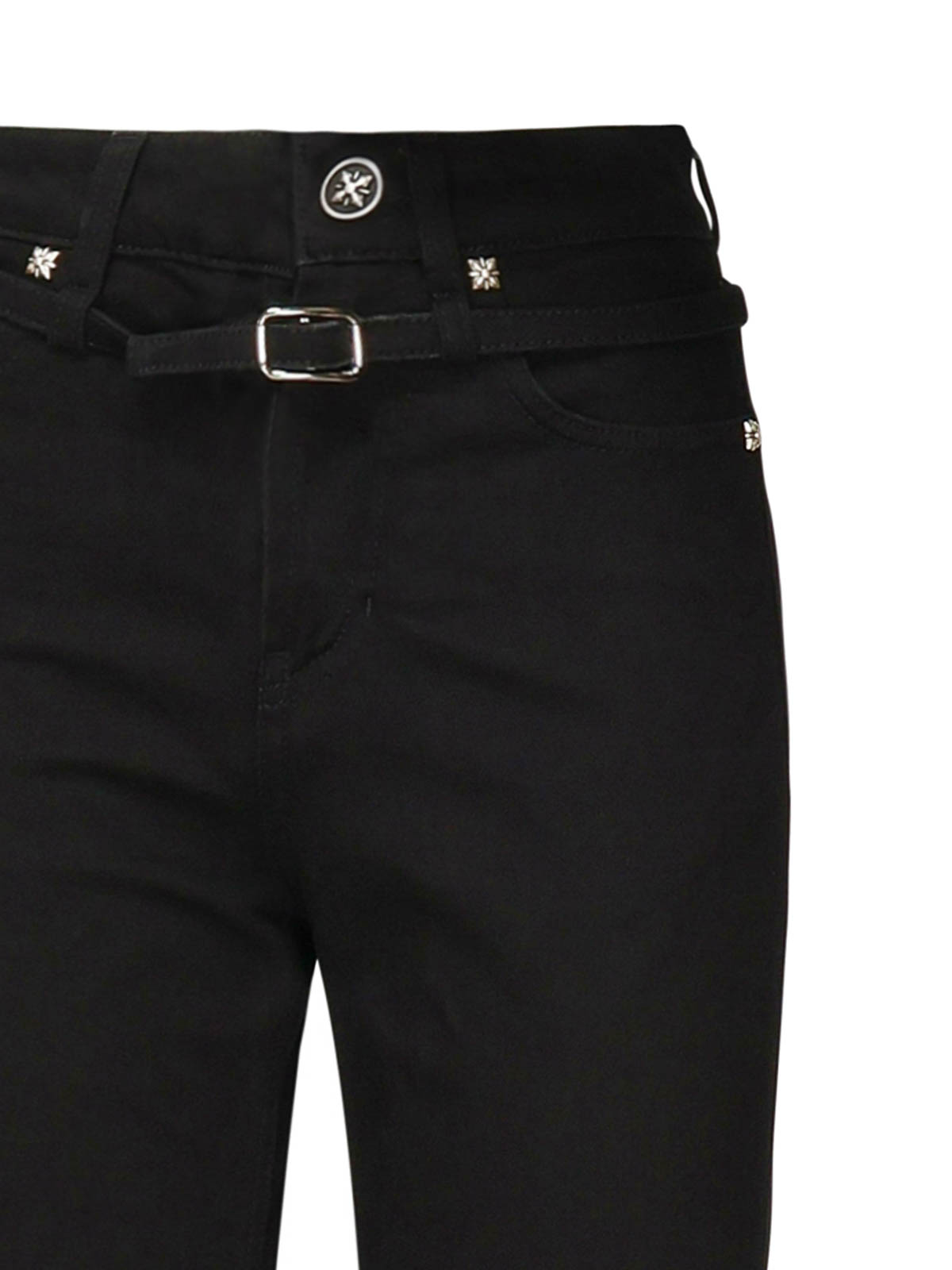 John Richmond Denim With Belt In Black