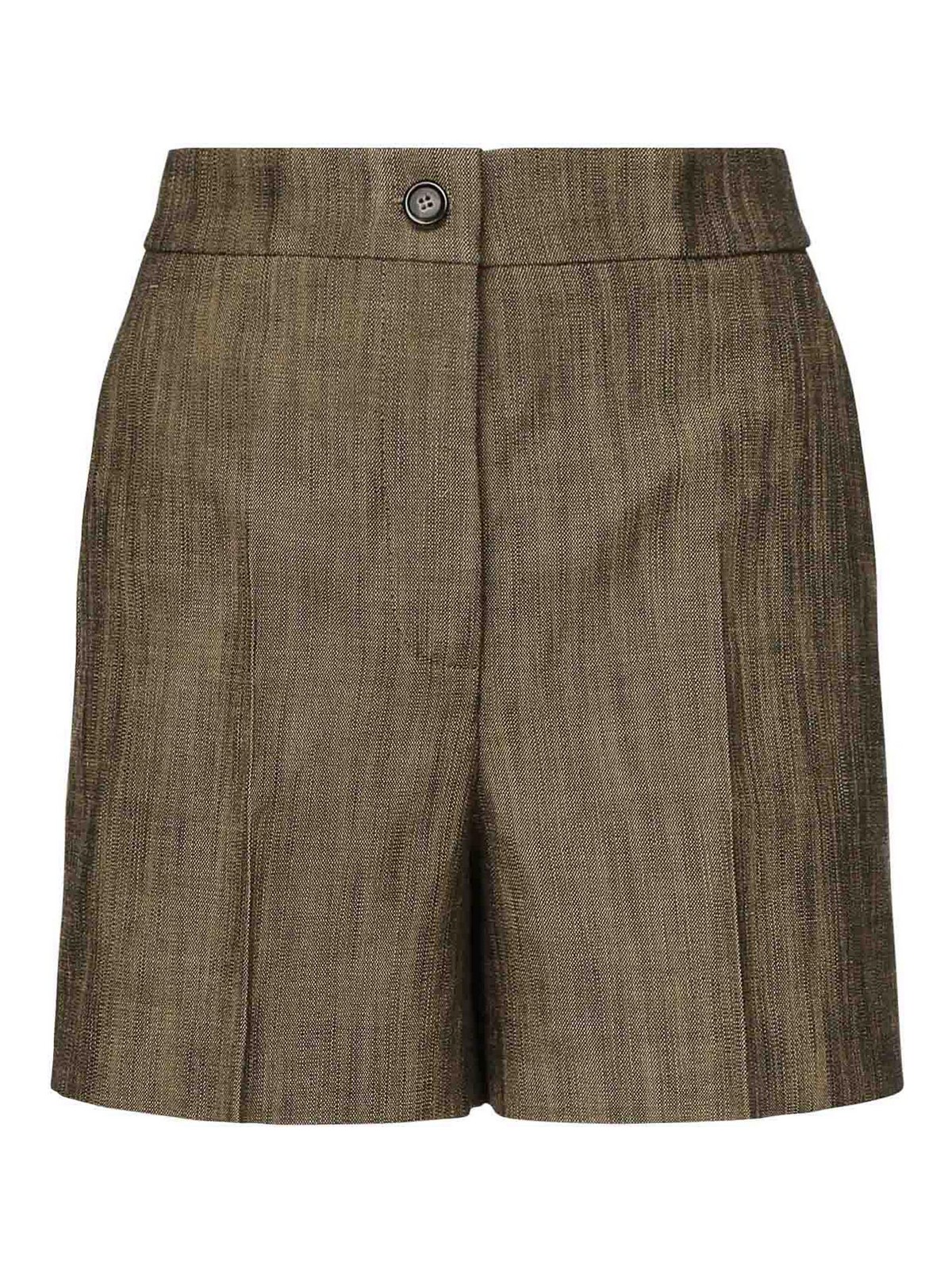 Pinko Short Suit Shorts In Brown