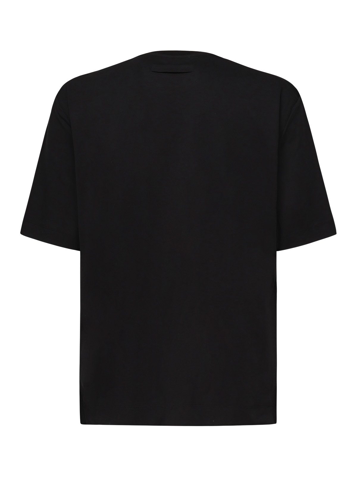 Zegna Short-sleeved Crewneck T-shirt In Black