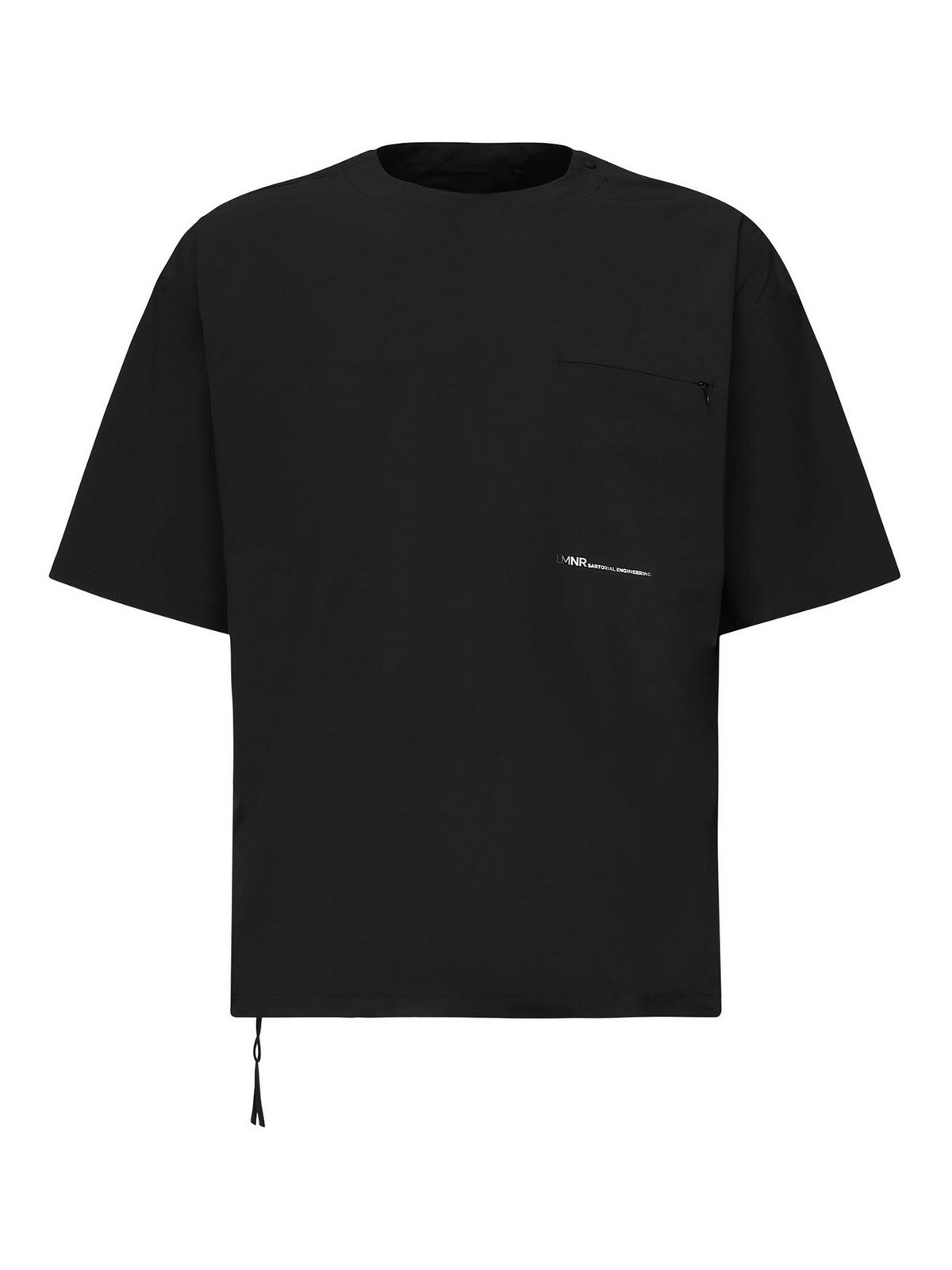 Herno Logo Printed Crewneck T-shirt In Black