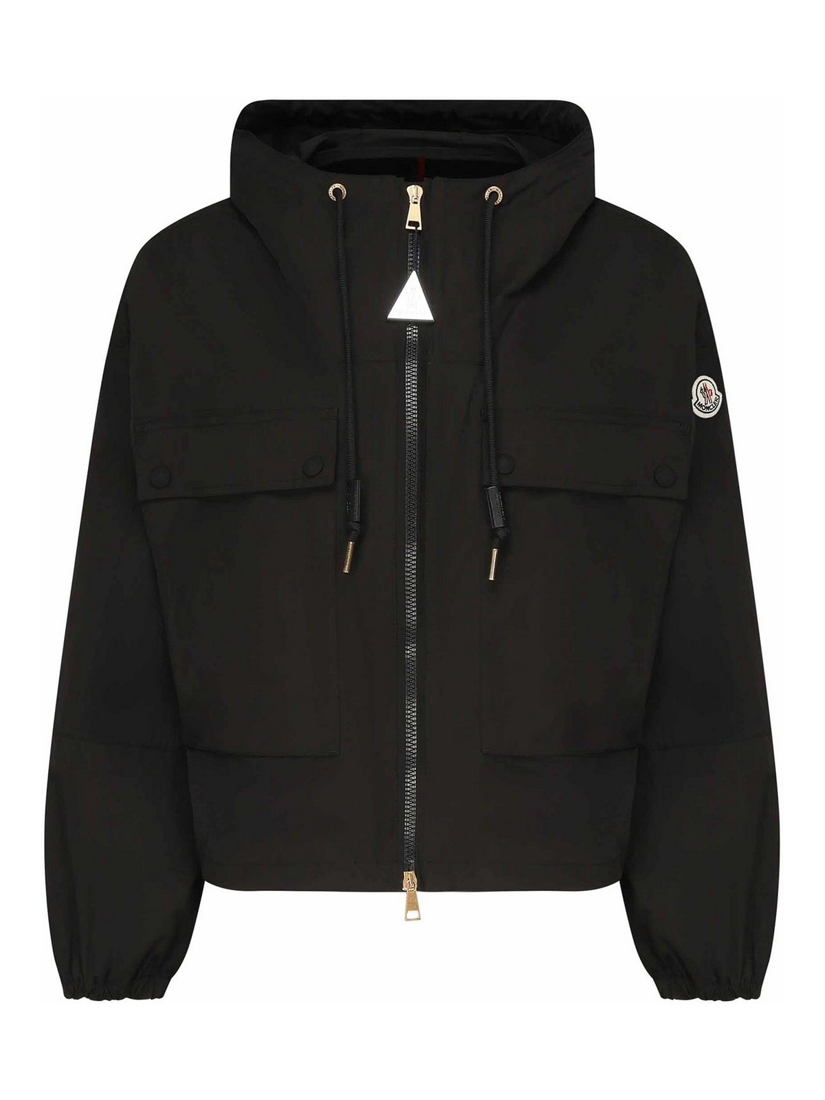 Moncler Sauvan Parka With Hood In Black