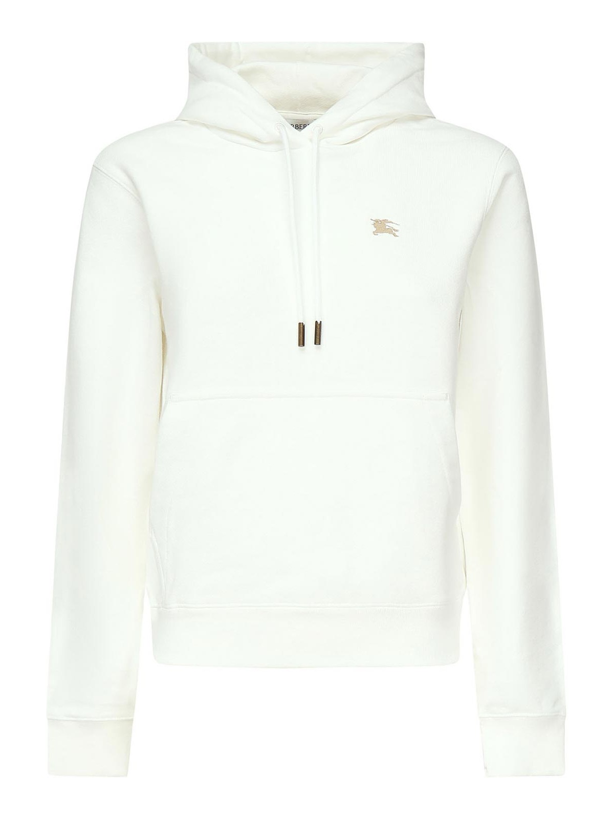 Burberry Sweatshirt With Cross-stitch Ekd In White