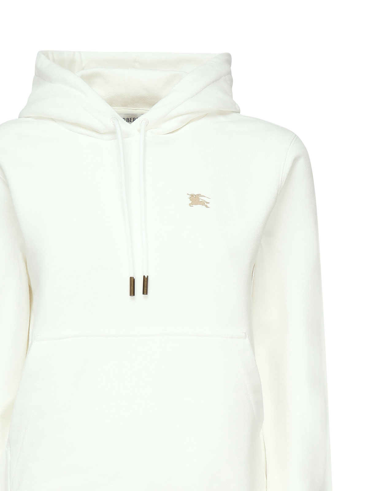 Burberry Sweatshirt With Cross-stitch Ekd In White