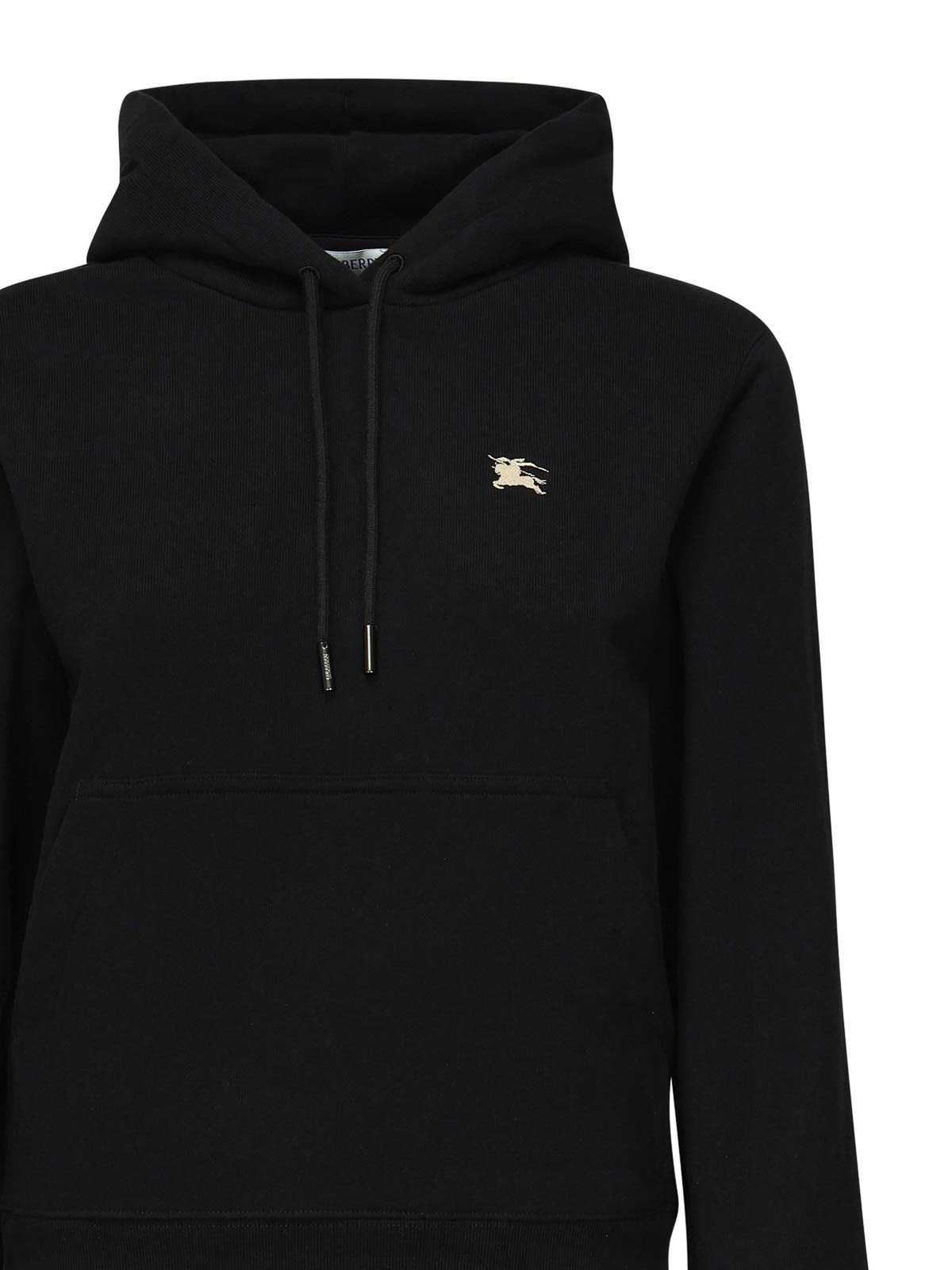 Burberry Sweatshirt With Cross-stitch Ekd In Black