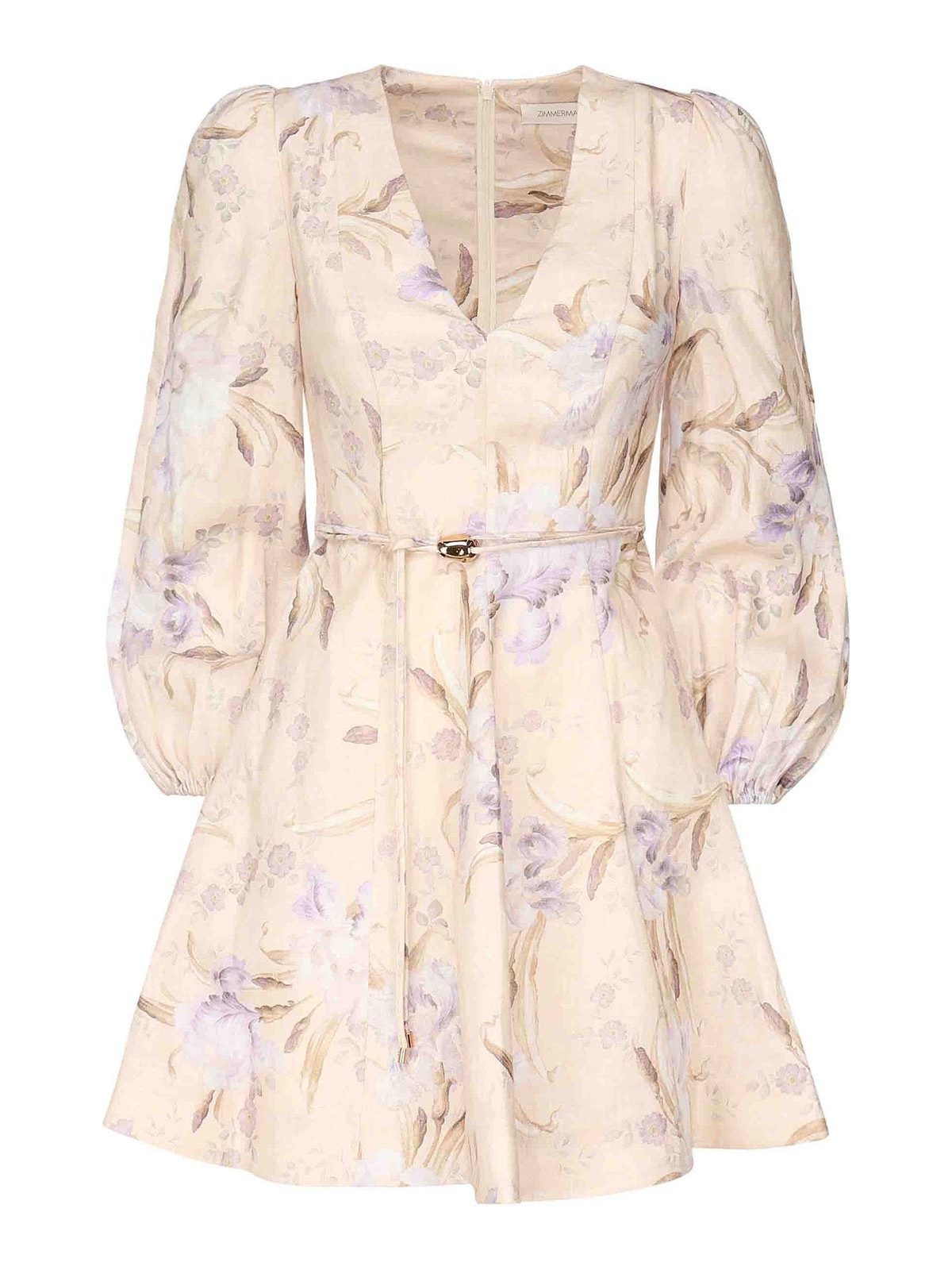 Zimmermann Eden Midi Dress In Sand